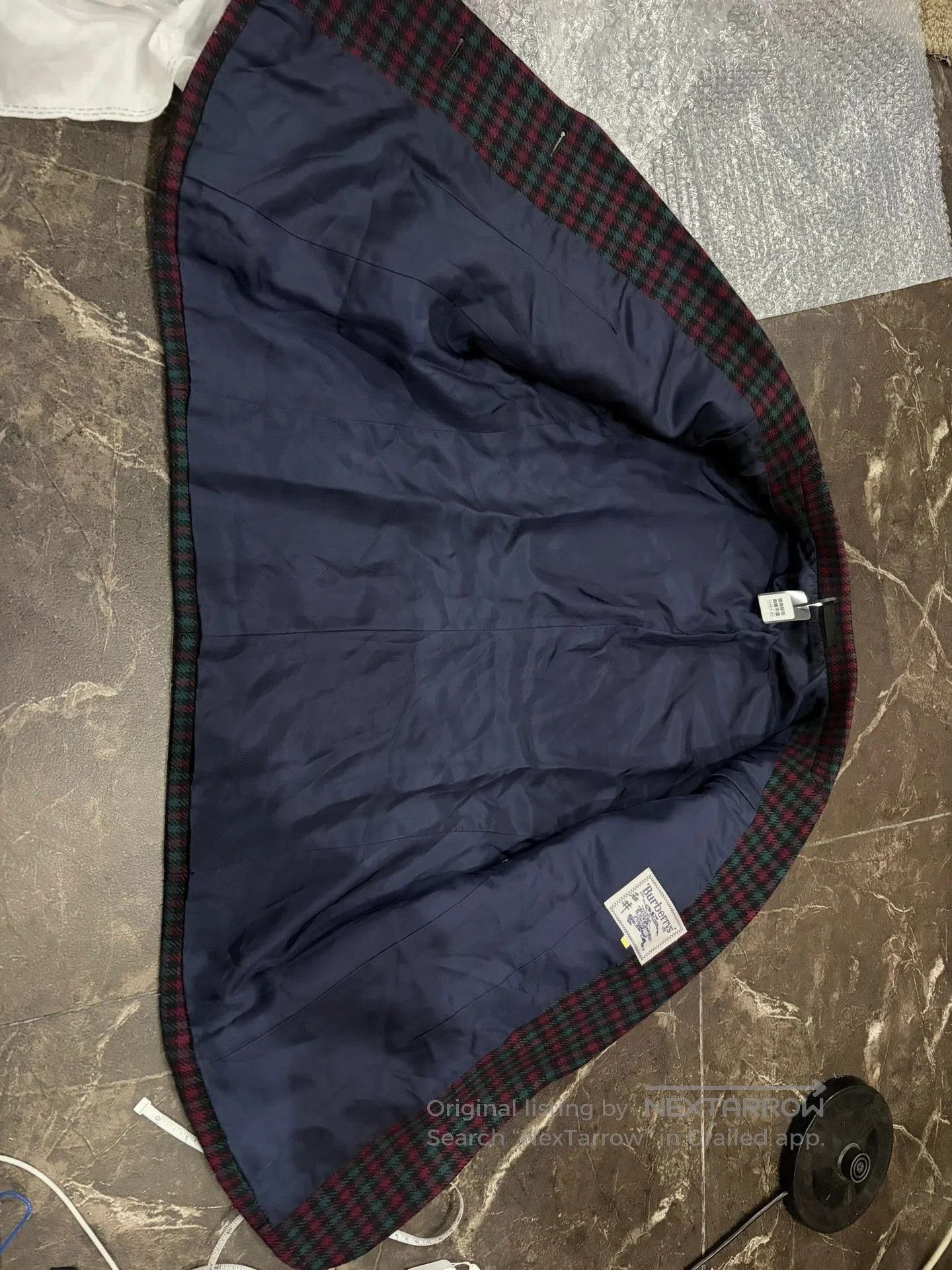 Burberry Burberry Badge Check Wool Blazer. Size M / US 6-8 / IT 42-44 - 4 Thumbnail