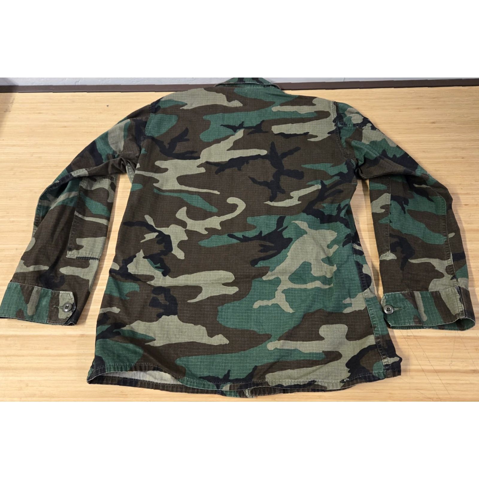 Vintage VINTAGE U.S. Marines Woodland Camo Jacket Mens M Long Camouflage Military 90s Size US M / EU 48-50 / 2 - 6 Thumbnail