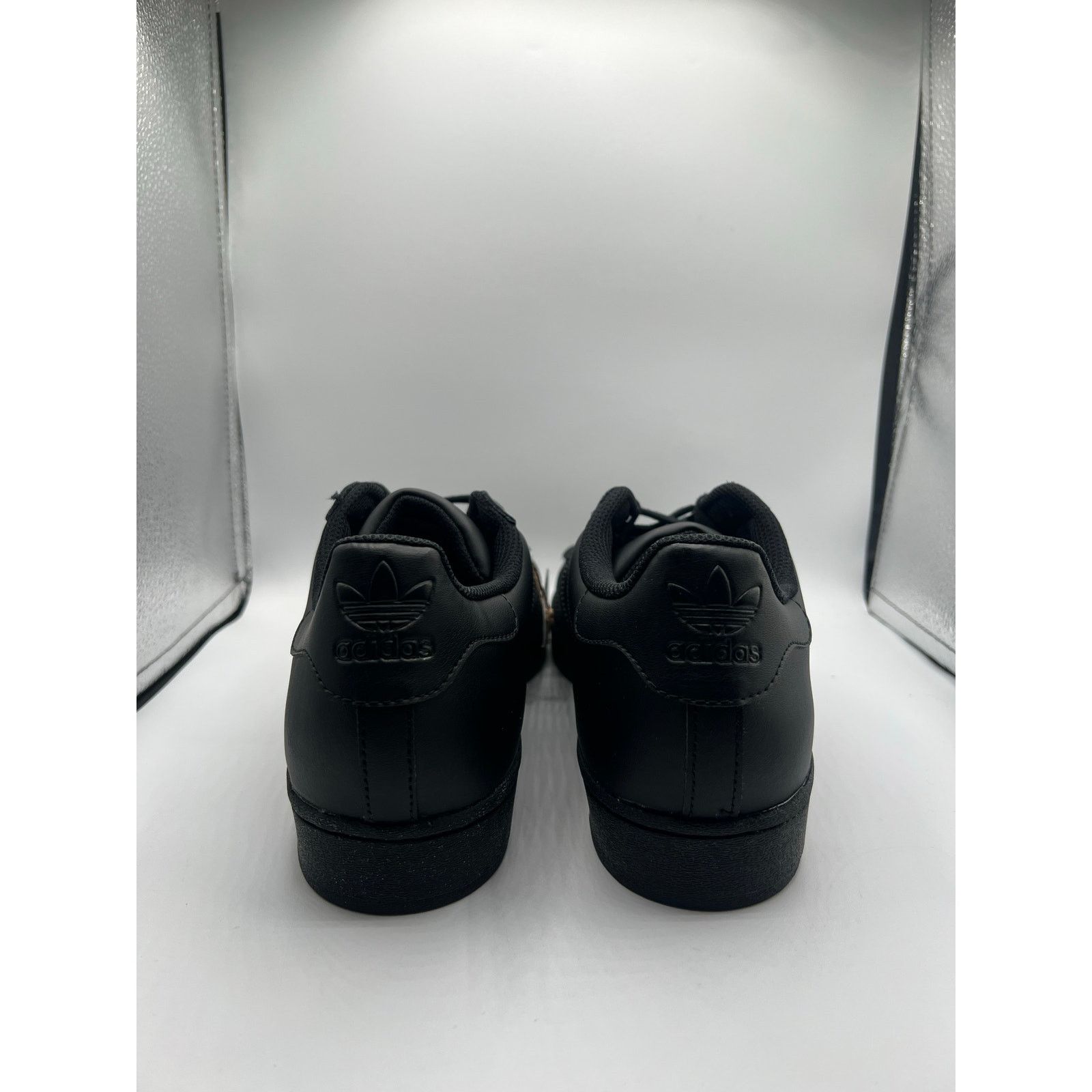 Adidas Adidas Superstar “All Black” size 10 men’s Size US 10 / EU 43 - 4 Thumbnail