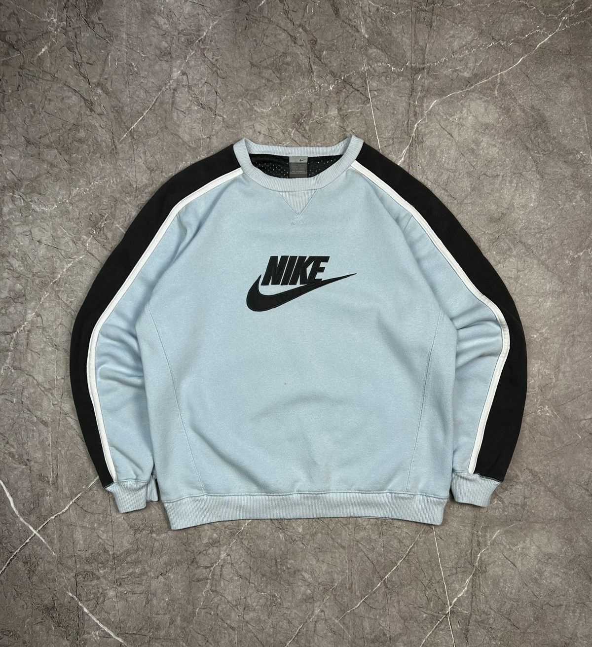 Nike × Vintage OOs Vintage Nike Oversized Big Logo Retro Sweatshirt Rare Size US M / EU 48-50 / 2 - 1 Thumbnail