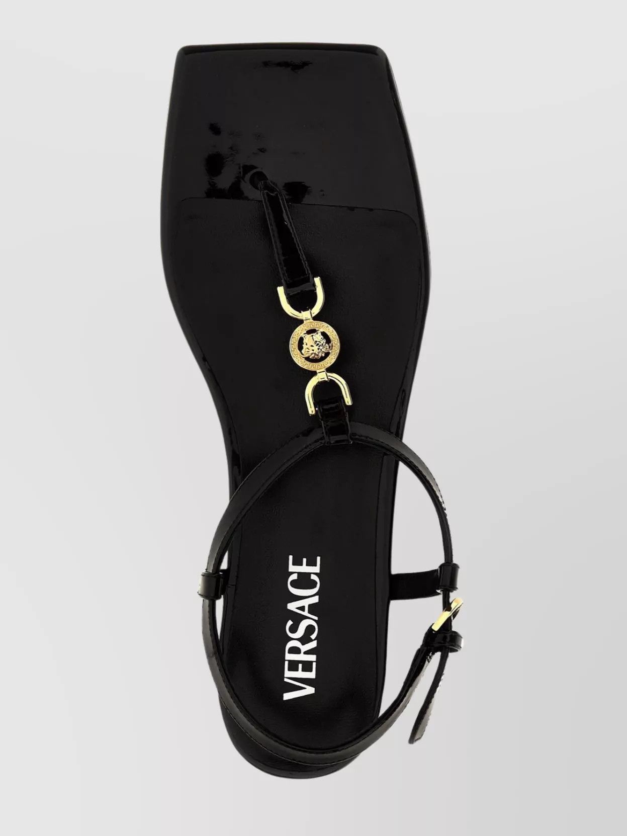 Versace o1y0226 Leather Sandals in Black Size US 8.5 / IT 38.5 - 4 Thumbnail