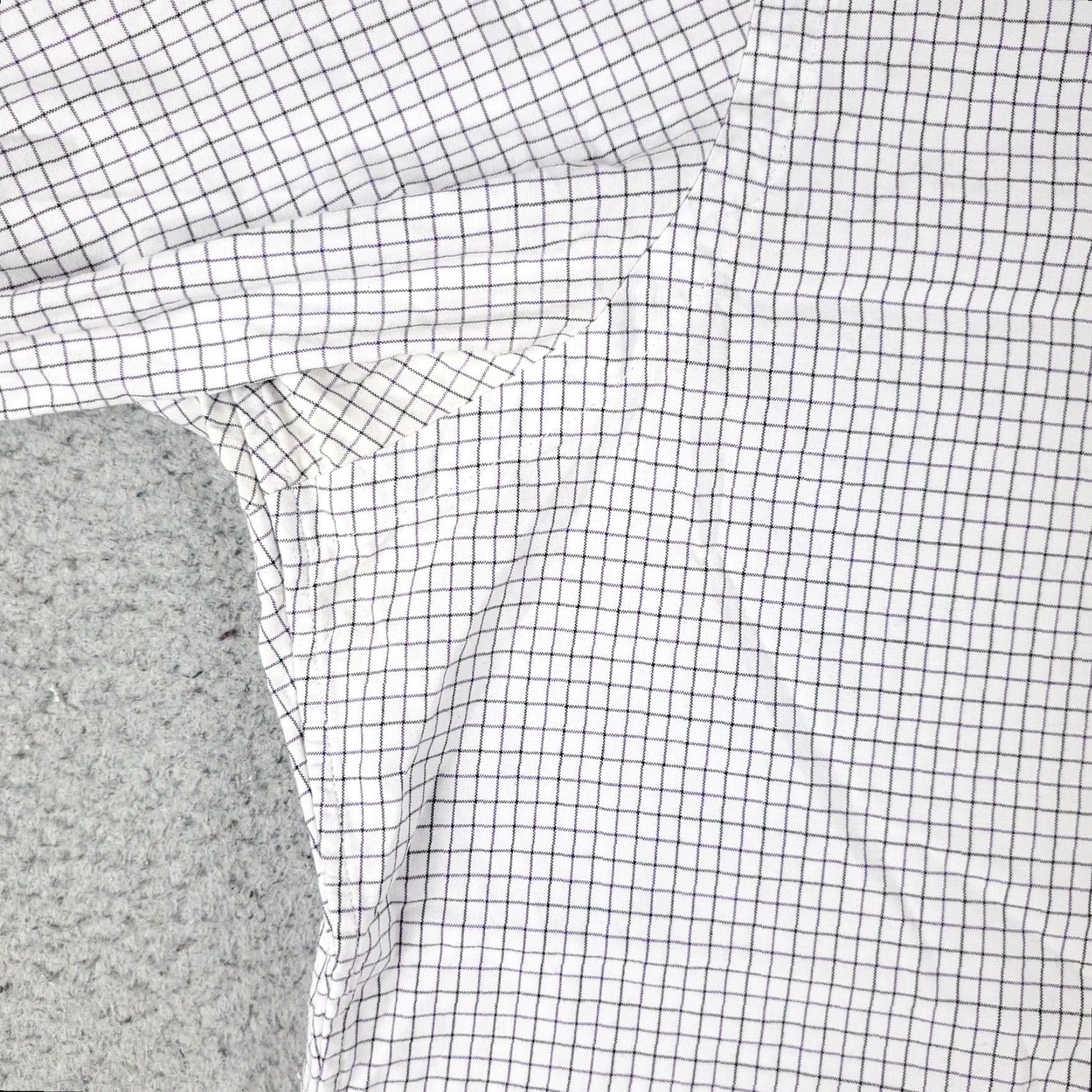 Ralph Lauren Ralph Lauren Shirt Dress Shirt 15.5 White Purple Check Long Sleeve Button Up Mens Size 40R - 3 Thumbnail