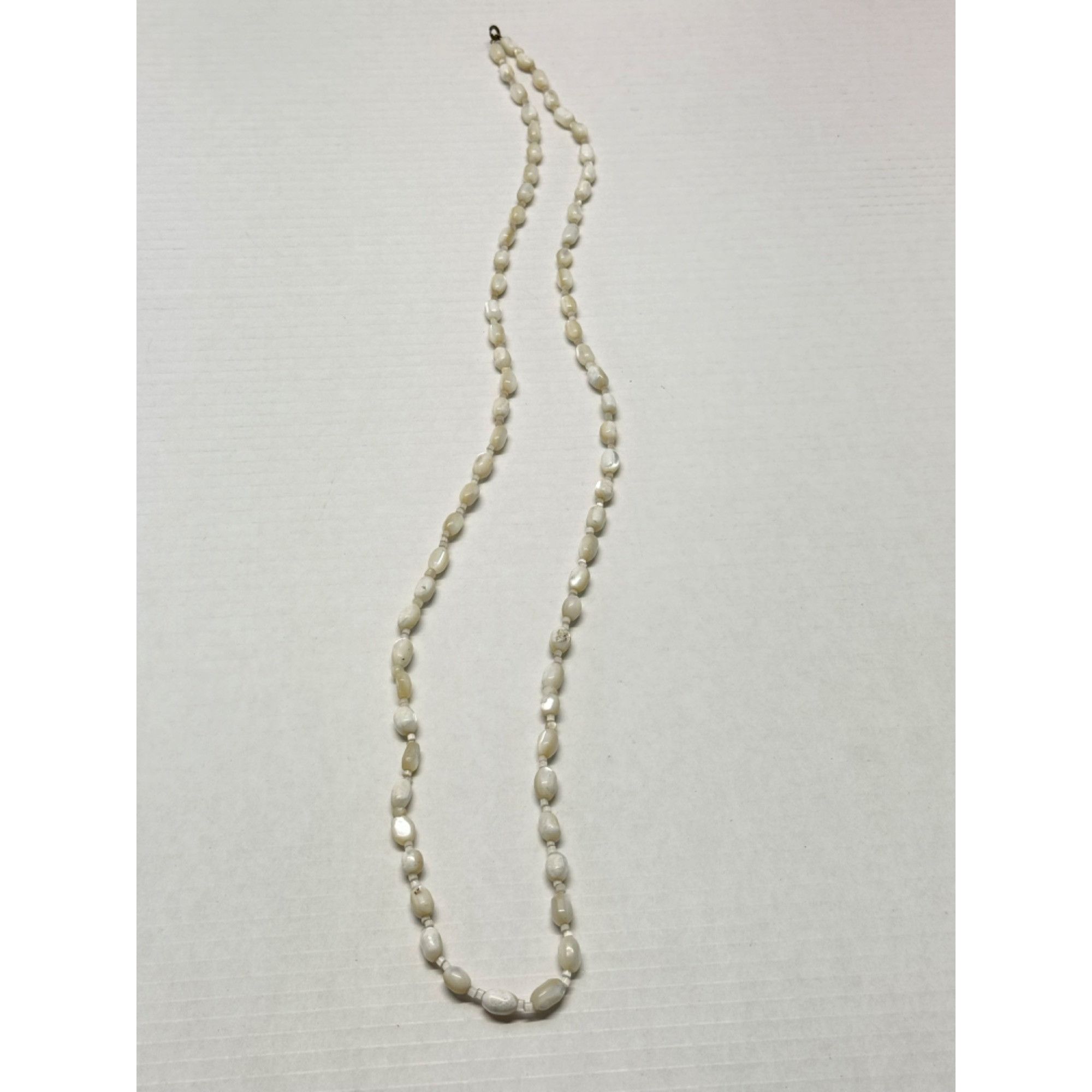 Vintage Vintage estate long mother of pearl MOP beaded necklace Size ONE SIZE - 6 Thumbnail
