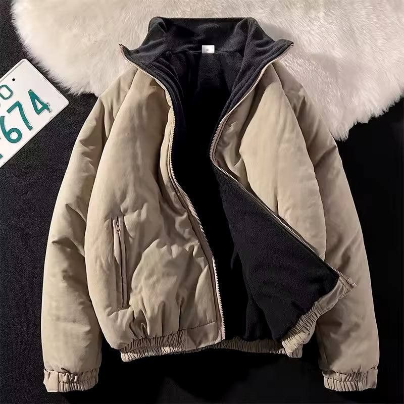 Japanese Brand × Vintage men's plush quilted jacket Size US XL / EU 56 / 4 - 1 Thumbnail