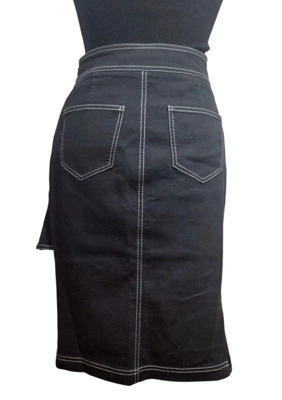 Cavalli Class Cavalli Class Roberto Cavalli Asymmetric Denim Skirt Y2K Size 27" / US 4 / IT 40 - 6 Thumbnail