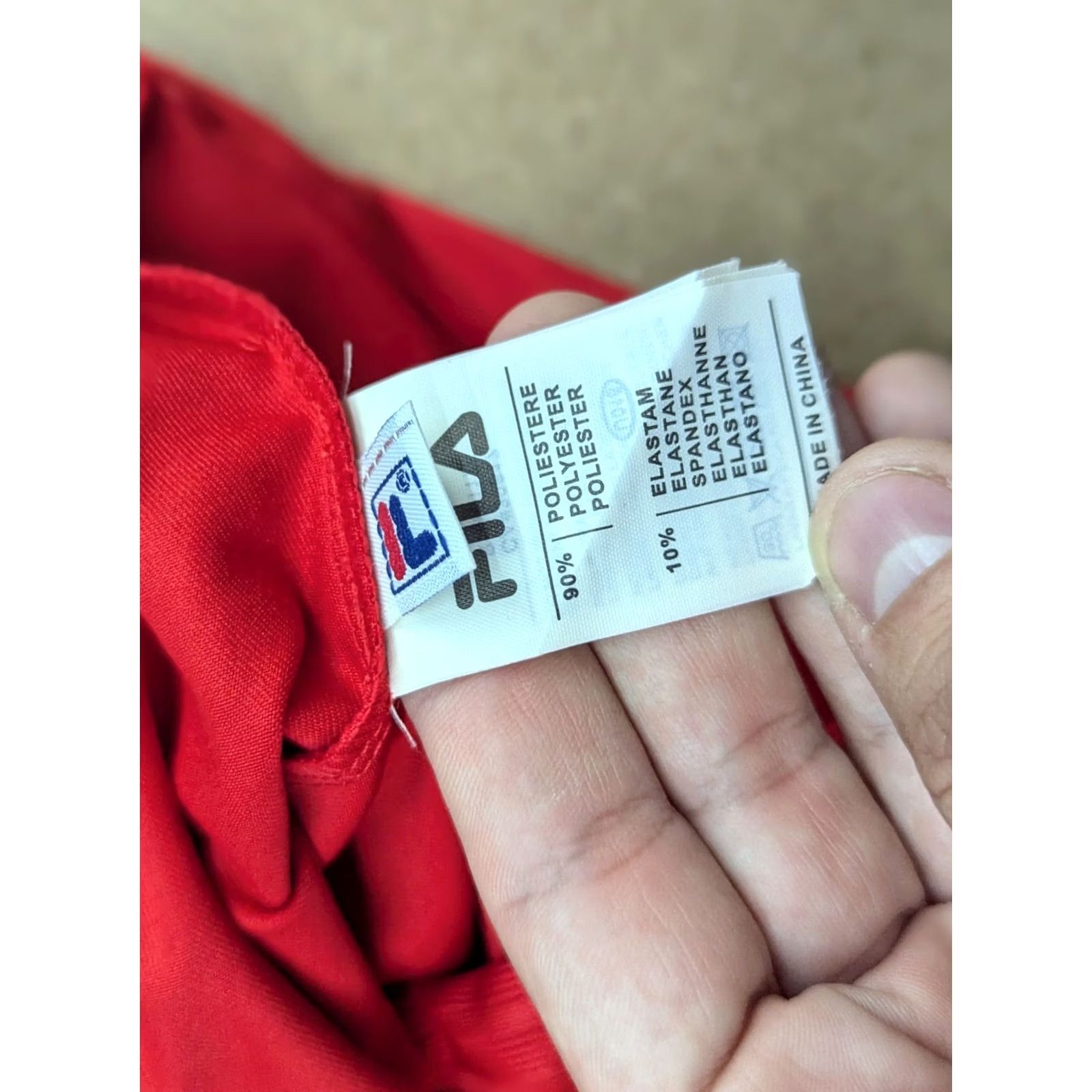 Fila BNWT VINTAGE FILA 90s Tennis Shorts Womens Size S Red Sport Size 28" / US 6 / IT 42 - 4 Thumbnail