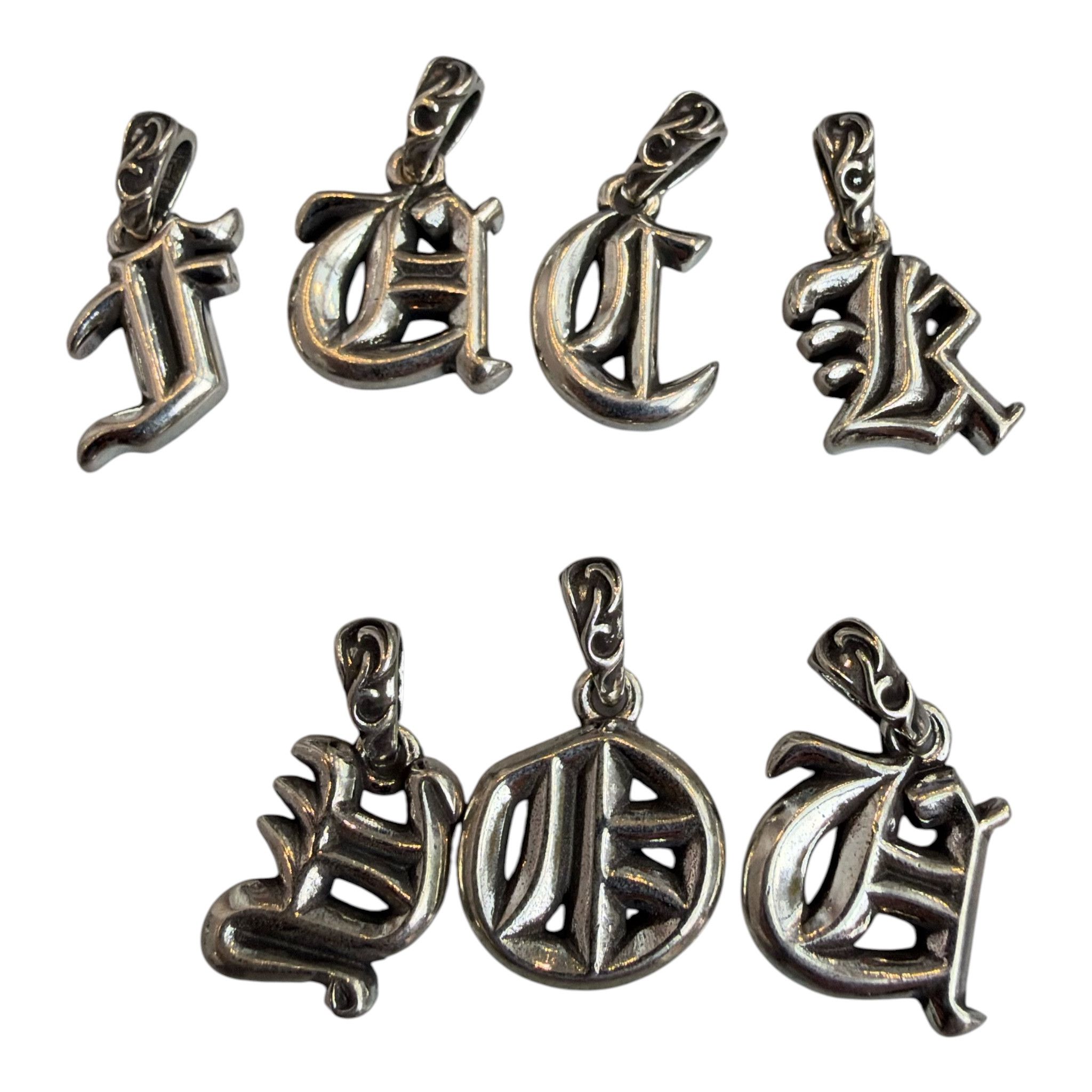 Chrome Hearts Chrome Hearts “Fuck You” Guitar Pick Pendant w/ BOX+