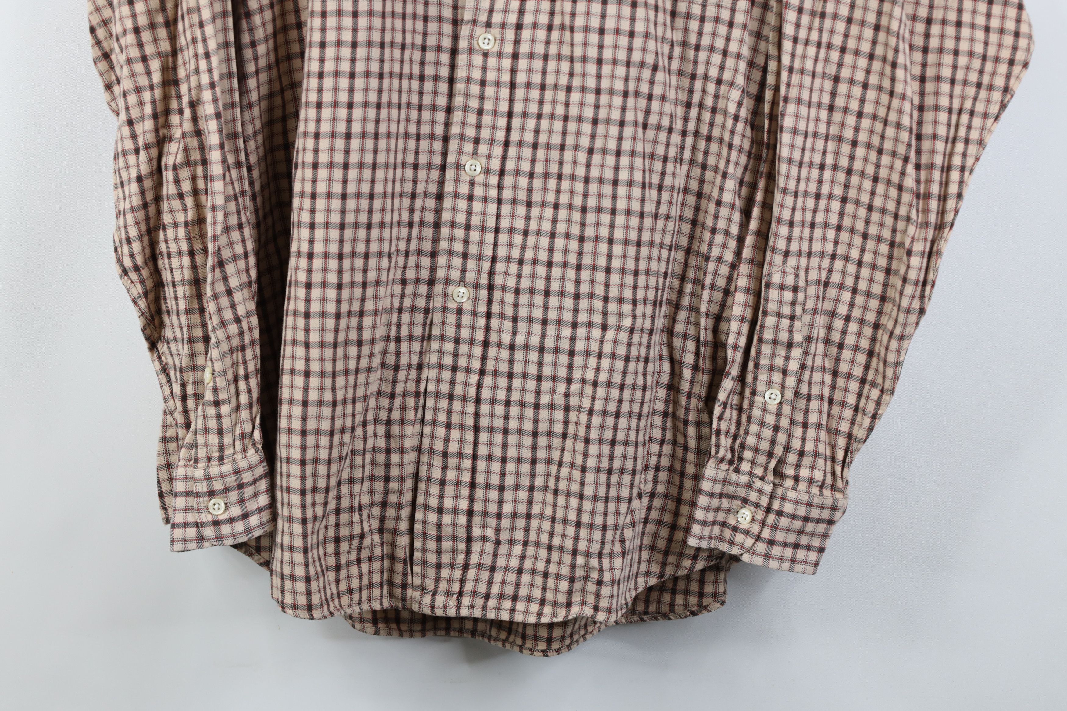 Ralph Lauren Vintage 90s Ralph Lauren Flannel Collared Button Down Shirt Size US XL / EU 56 / 4 - 3 Thumbnail
