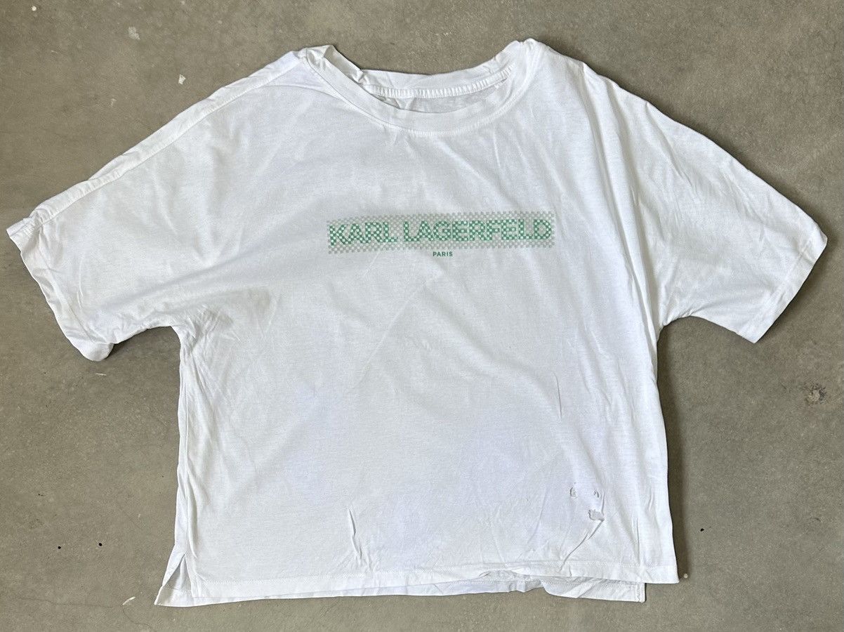Karl Lagerfeld VINTAGE KARL LAGERFELD CROPPED TOP Size US L / EU 52-54 / 3 - 1 Thumbnail