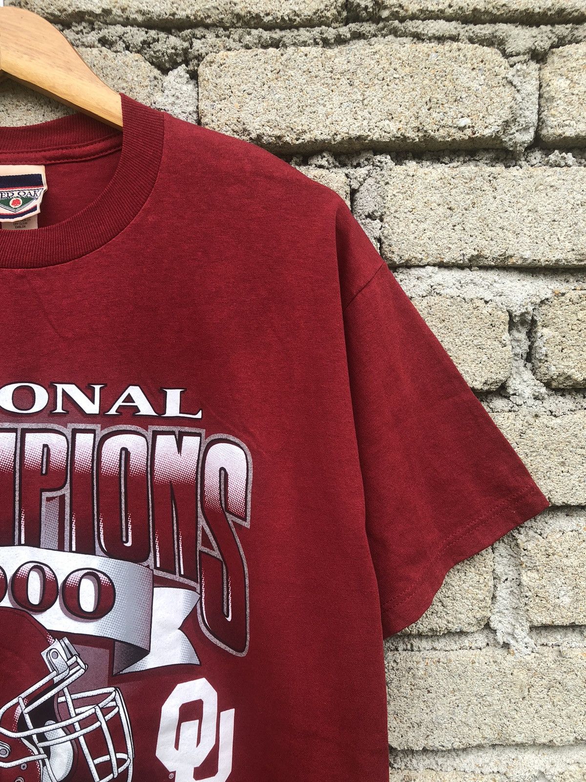 Vintage Vintage Y2K Oaklahoma Sooners 2000 National Champions Tee Size US L / EU 52-54 / 3 - 5 Thumbnail