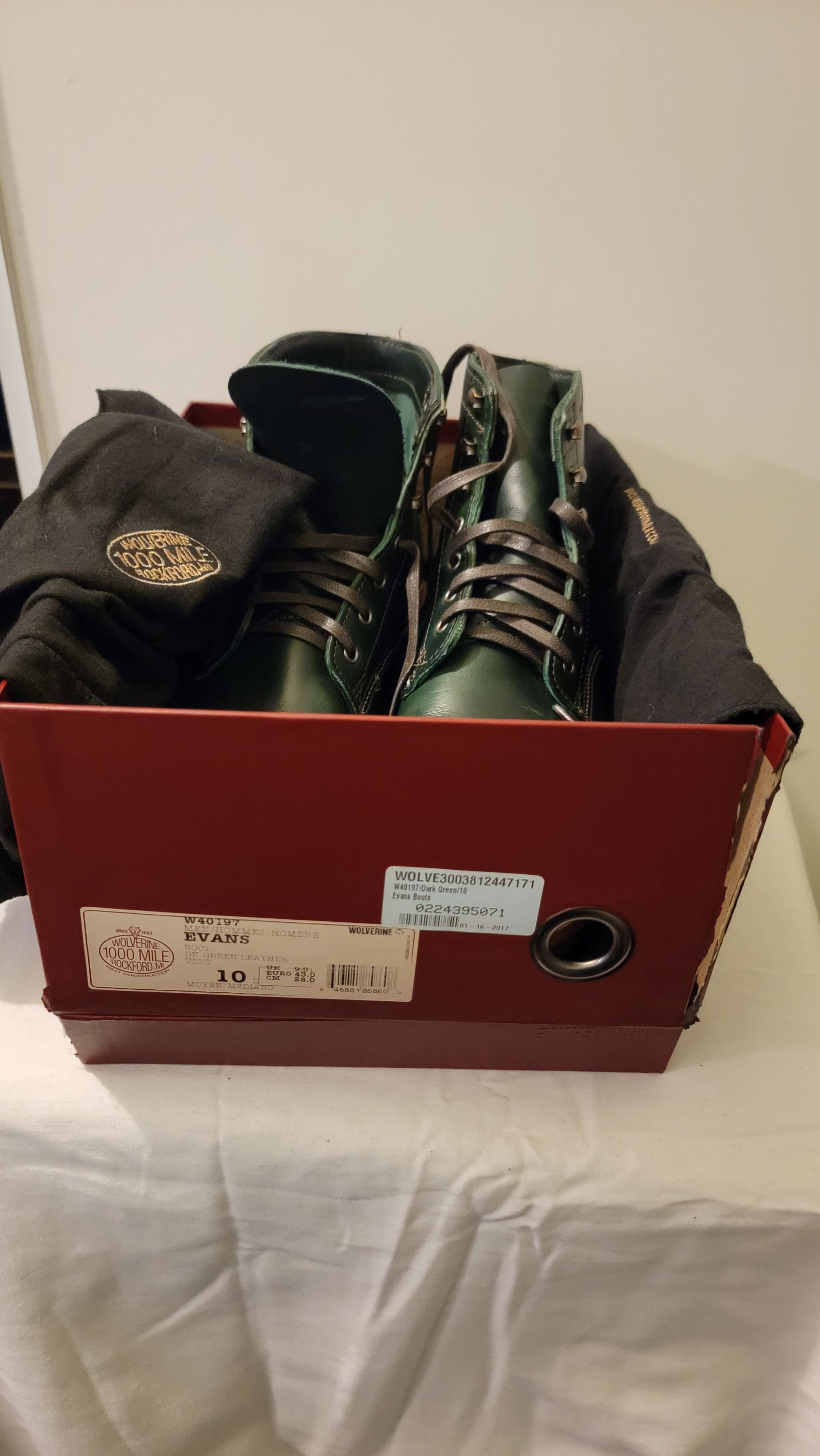Wolverine Wolverine 1000-mile boot plain-toe classic model Size US 10 / EU 43 - 11 Thumbnail