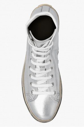 Saint Laurent Paris o1bcso1str1124 Larry 05 Sn Met in Silver Size US 7 / IT 37 - 4 Thumbnail