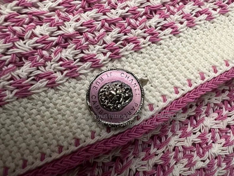 Chanel Chanel 22p pink cardigan coat Size XXS / US 00 / IT 34 - 2 Thumbnail