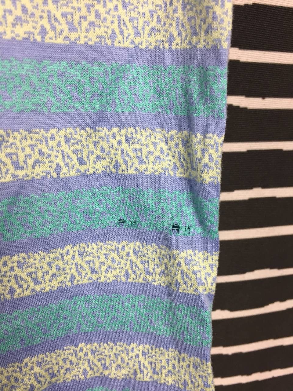Vintage Vtg 90s Maris Made In Italy Mako Cotton Striped Polo Shirt Size US L / EU 52-54 / 3 - 5 Thumbnail