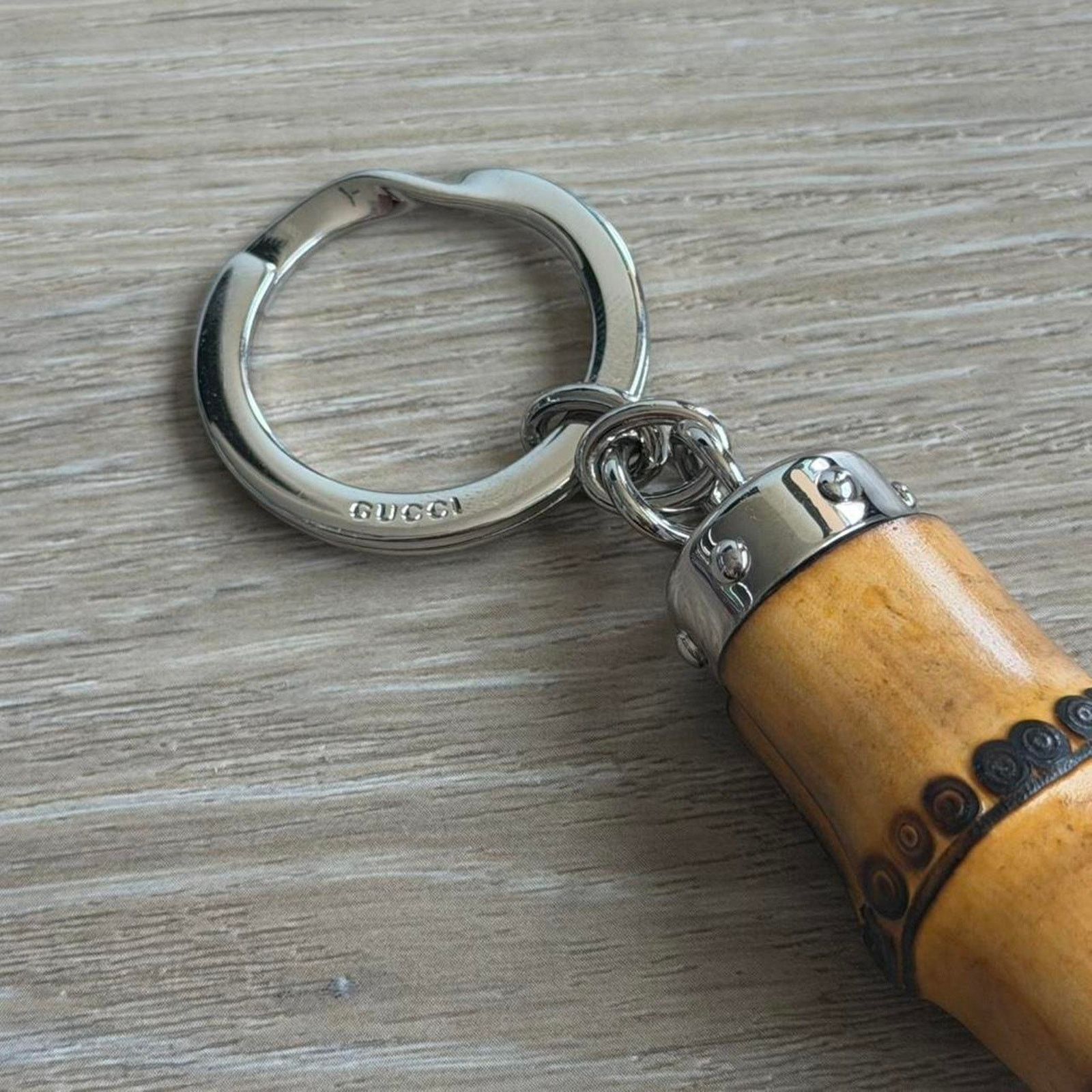 Gucci Gucci Bamboo Chrome Y2K Keychain Size ONE SIZE - 2 Thumbnail