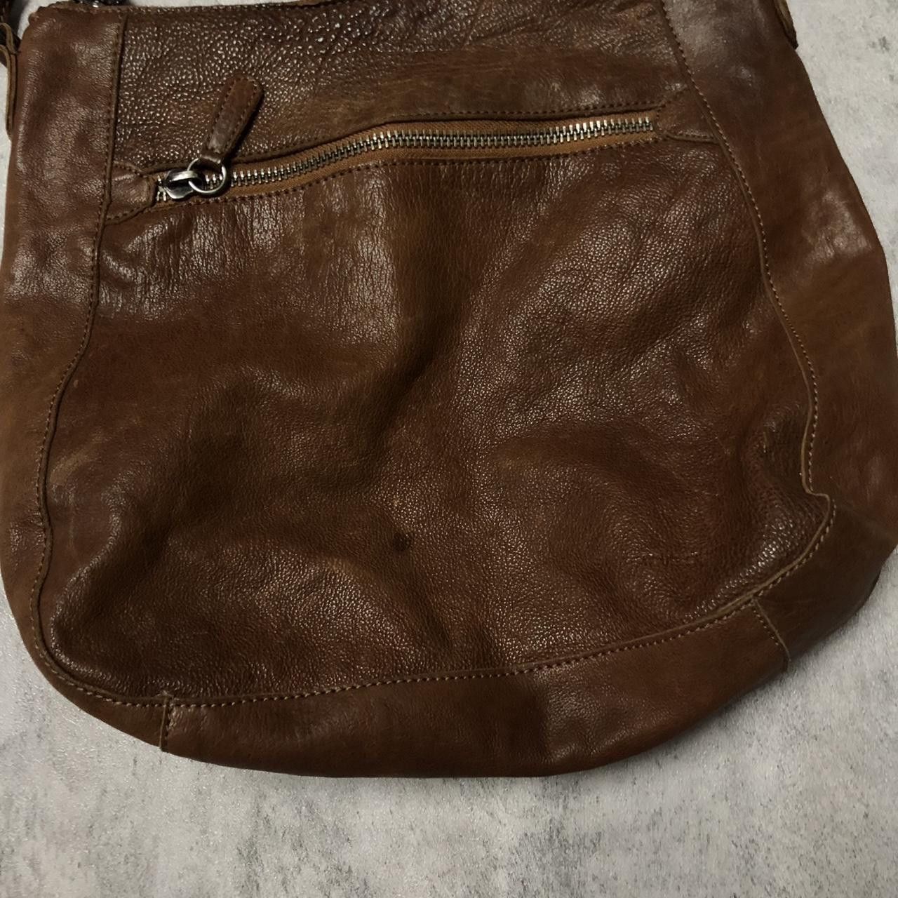 Other Brown leather shoulder bag with zipper closure Size ONE SIZE - 3 Thumbnail