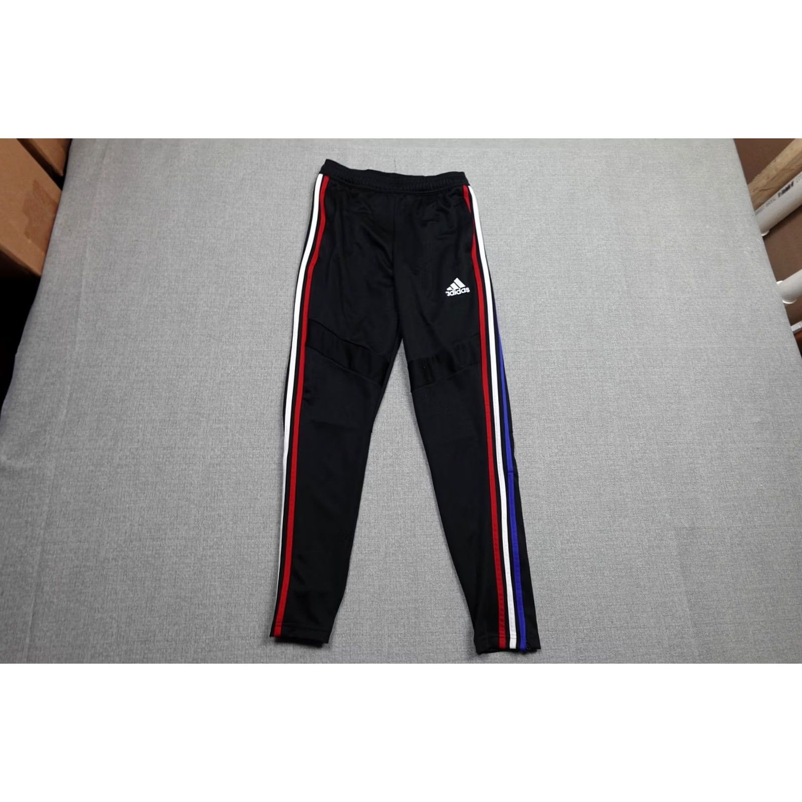 Adidas Adidas Tiro Track Pants Men's Small Black Side Stripe Slim Tapered Aeroready Size US 29 - 2 Thumbnail