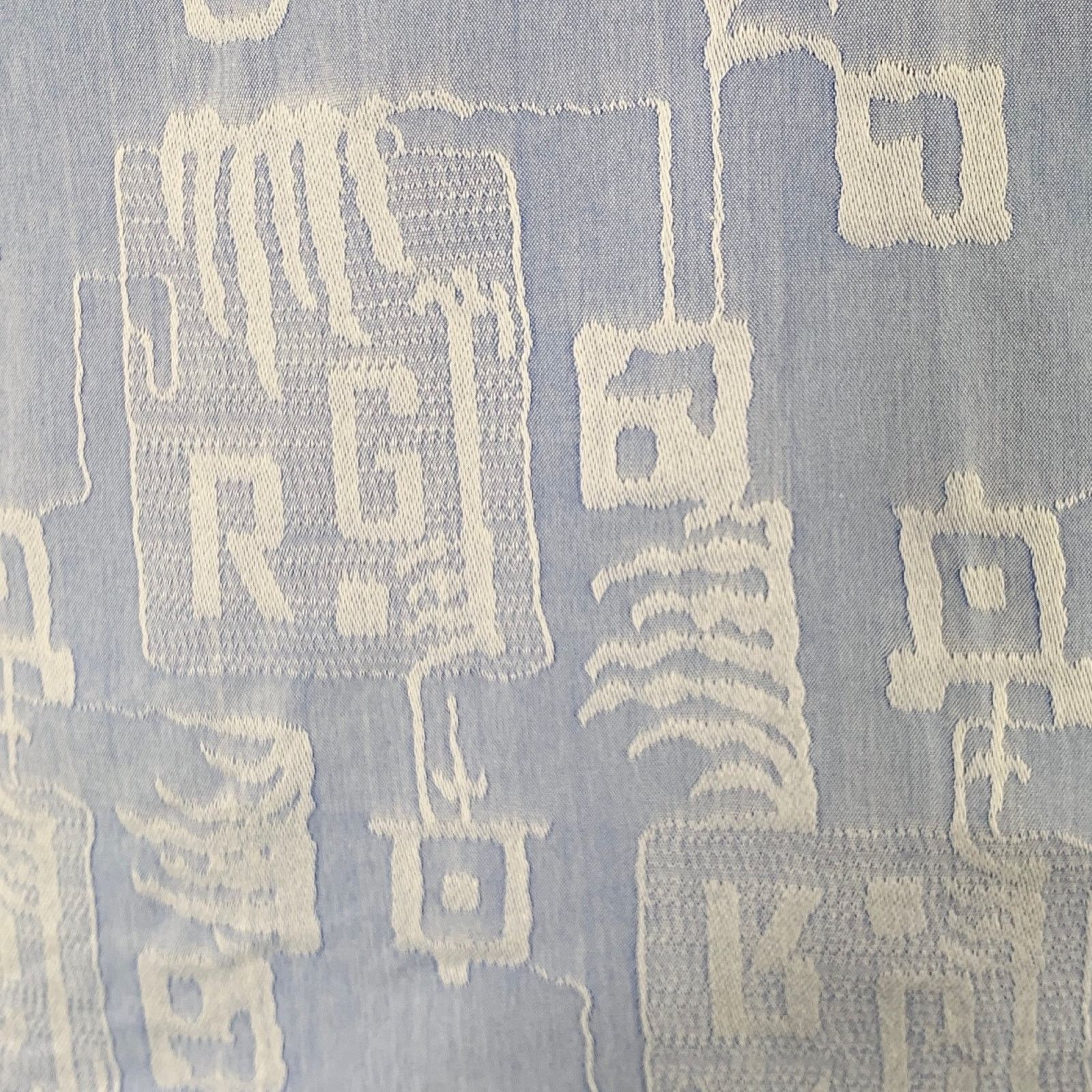 Robert Graham L Blue Light Blue Squares Monogram Cotton Long Sleeve Shirt Size US L / EU 52-54 / 3 - 2 Thumbnail