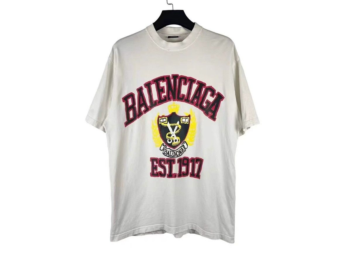 Balenciaga Baleciaga SS23 Scissors Destroy Short-Sleeves Tee Size US XS / EU 42 / 0 - 1 Thumbnail