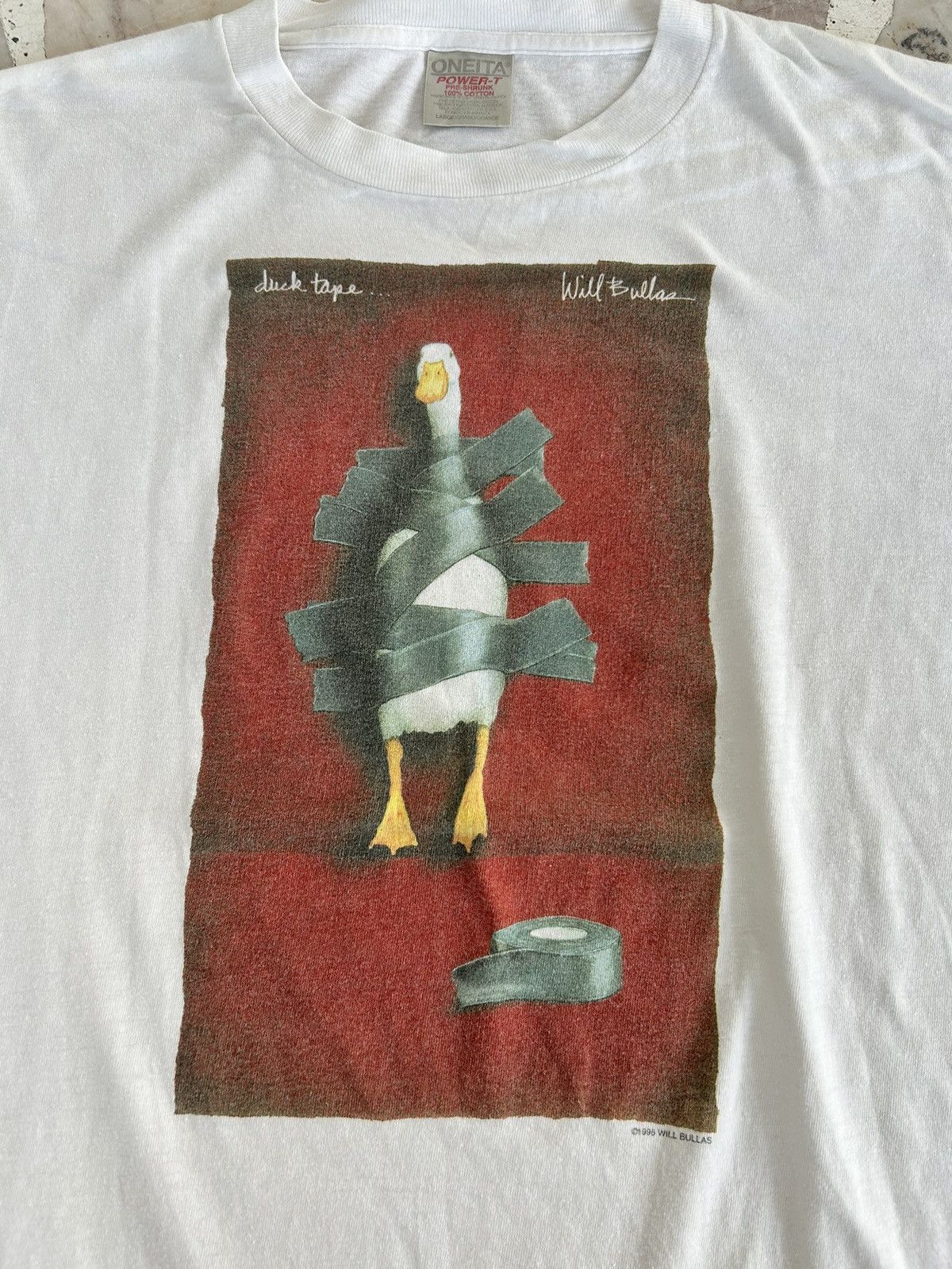 Vintage Ductape by will bullas art tee vintage Size US L / EU 52-54 / 3 - 7 Thumbnail