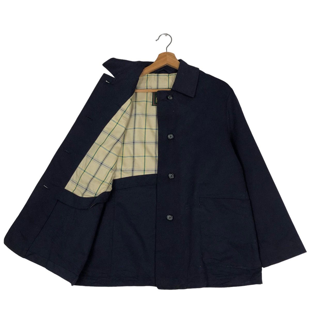 Vintage Vintage Grenfell Made in England Chore Jacket Tartan Design Size US M / EU 48-50 / 2 - 11 Thumbnail