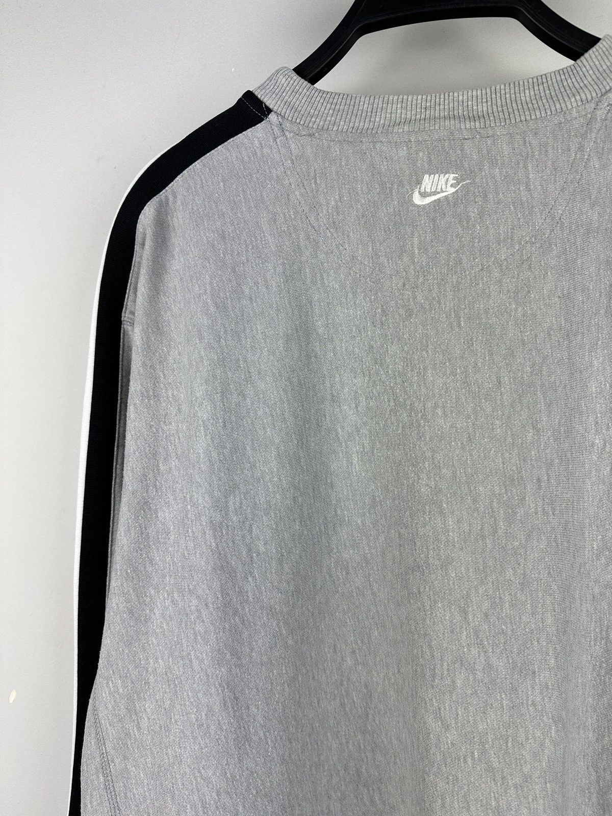 Nike × Vintage Vintage Y2K Nike Air Force Big Logo Baggy Sweatshirt Grey Size US L / EU 52-54 / 3 - 12 Thumbnail