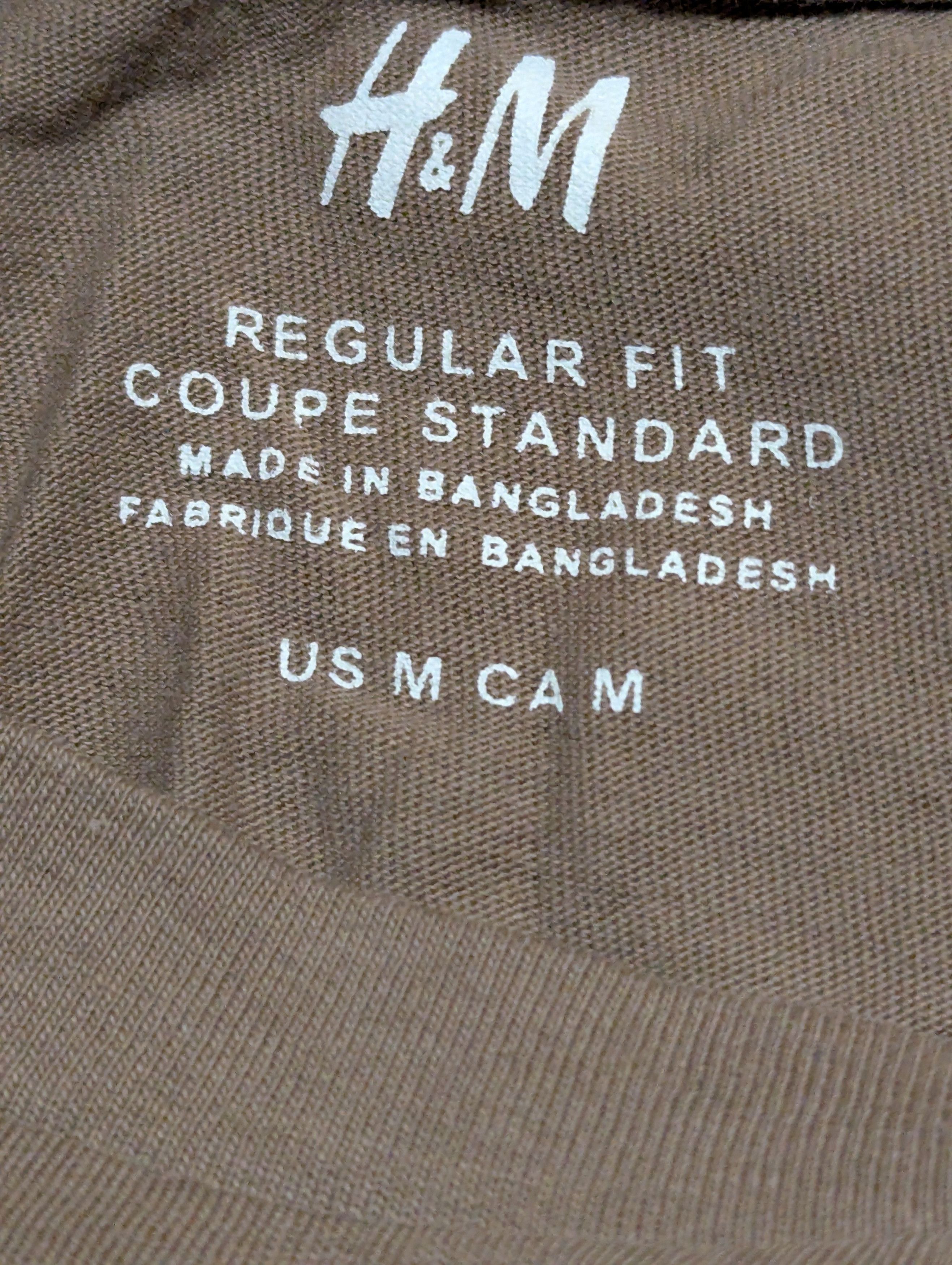 H&M H & MCoupe standard cotton T shirt Size US M / EU 48-50 / 2 - 9 Thumbnail