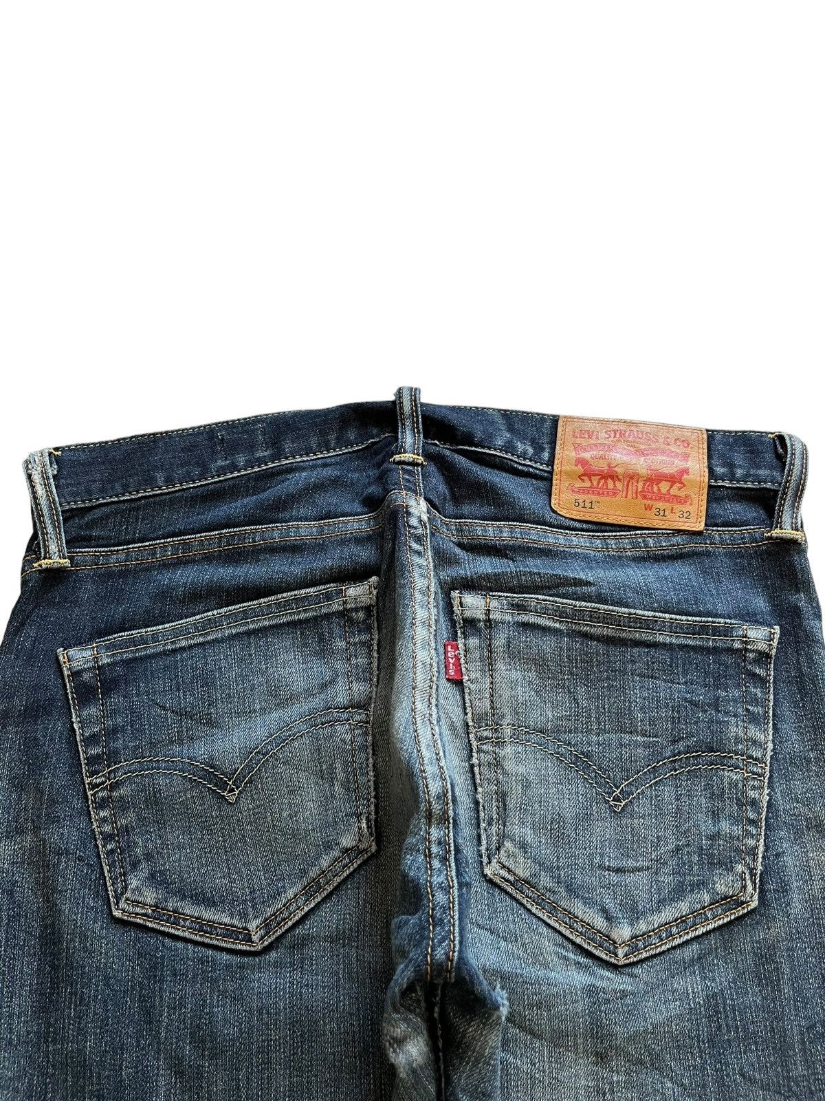 Levi's × Levi's Vintage Clothing Vintage 2006 Levis 511 Japan Selvedge Mudwash Slim Fit Jeans Size US 33 - 10 Thumbnail