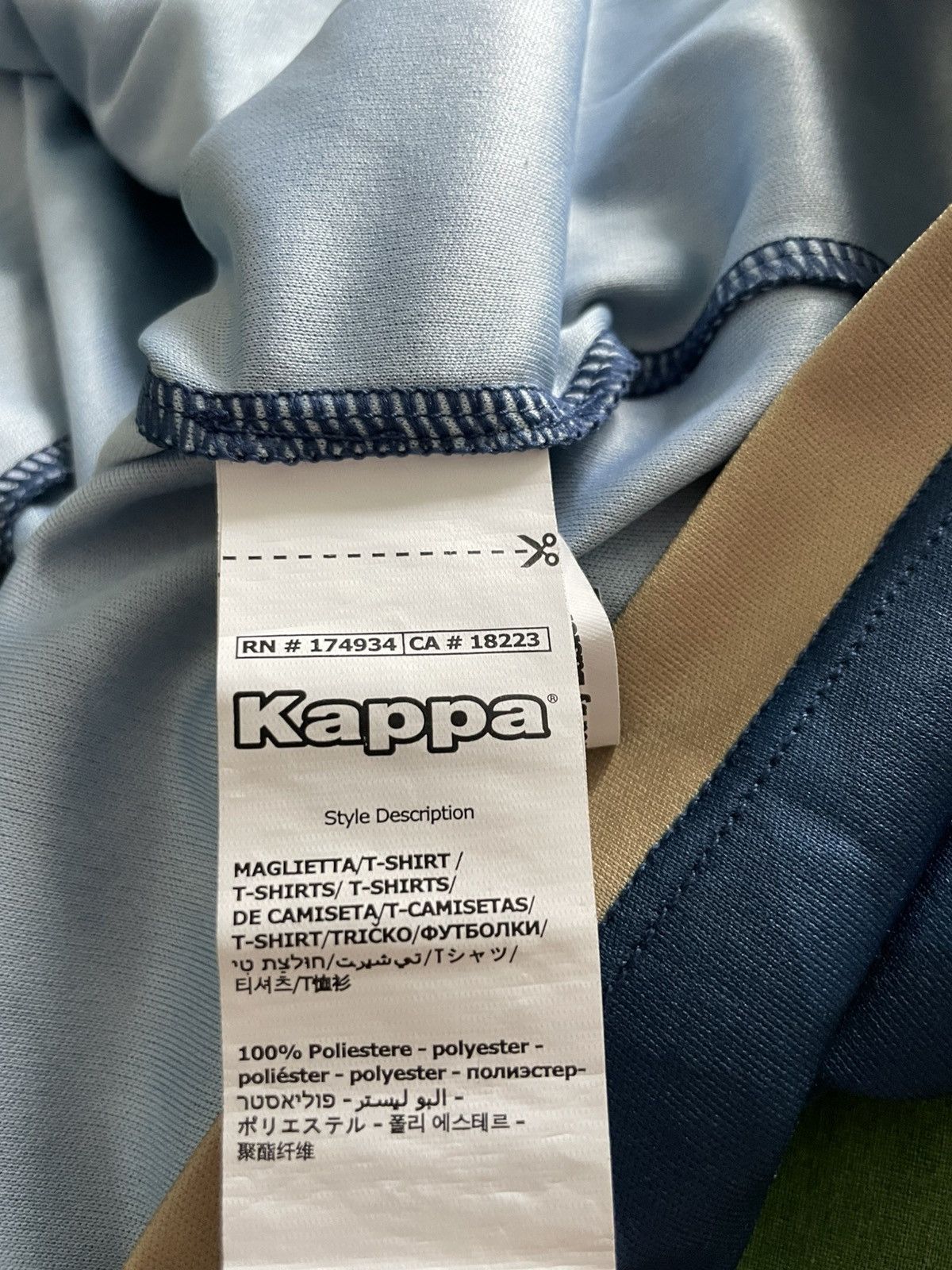 Kappa Kappa Fiorentina 2022/2023 Third Football Shirt Jersey RARE Size US L / EU 52-54 / 3 - 9 Thumbnail
