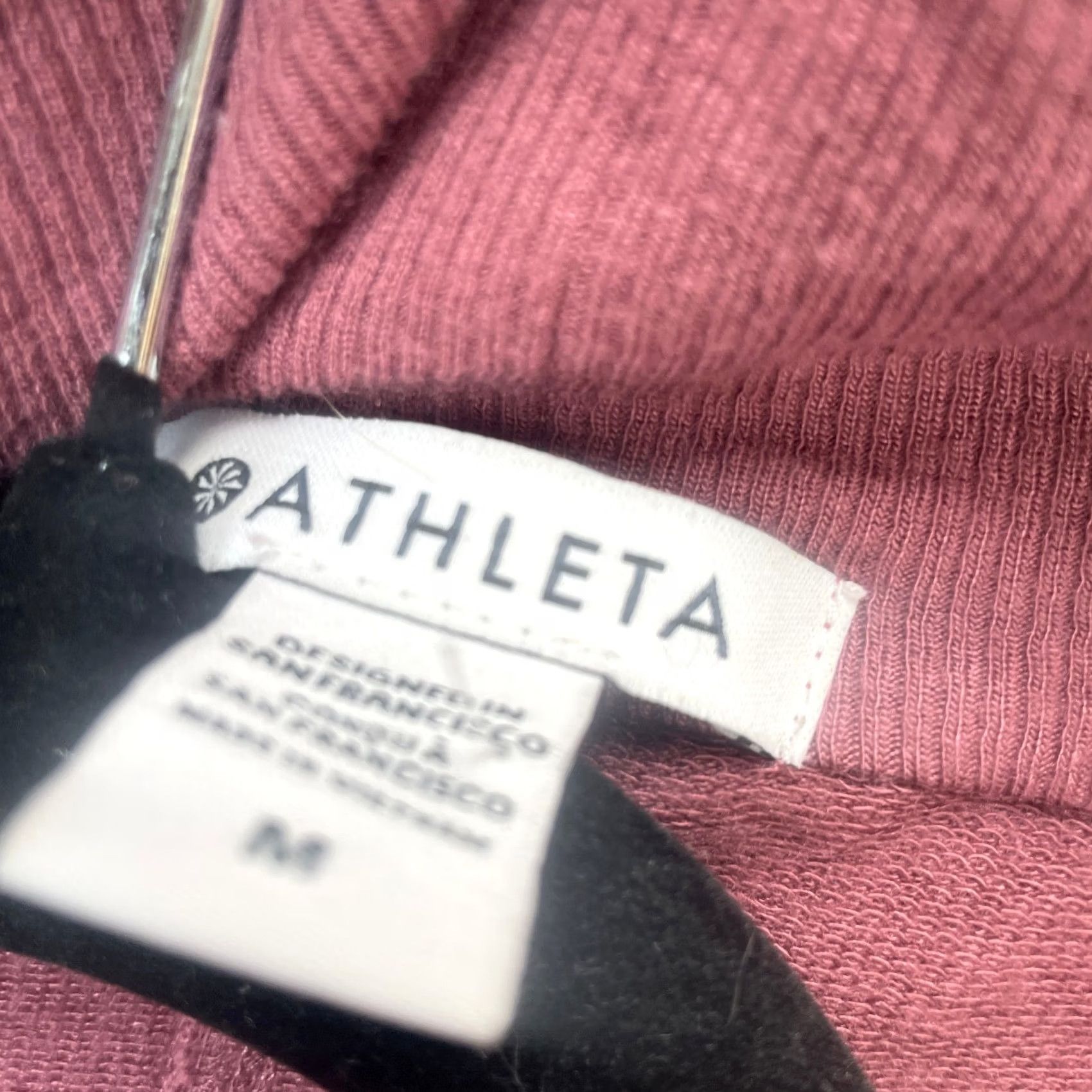Athleta Athleta Womens Medium Pink Cardigan Long Sleeve Pranayama Wrap Open Front Size M / US 6-8 / IT 42-44 - 4 Thumbnail