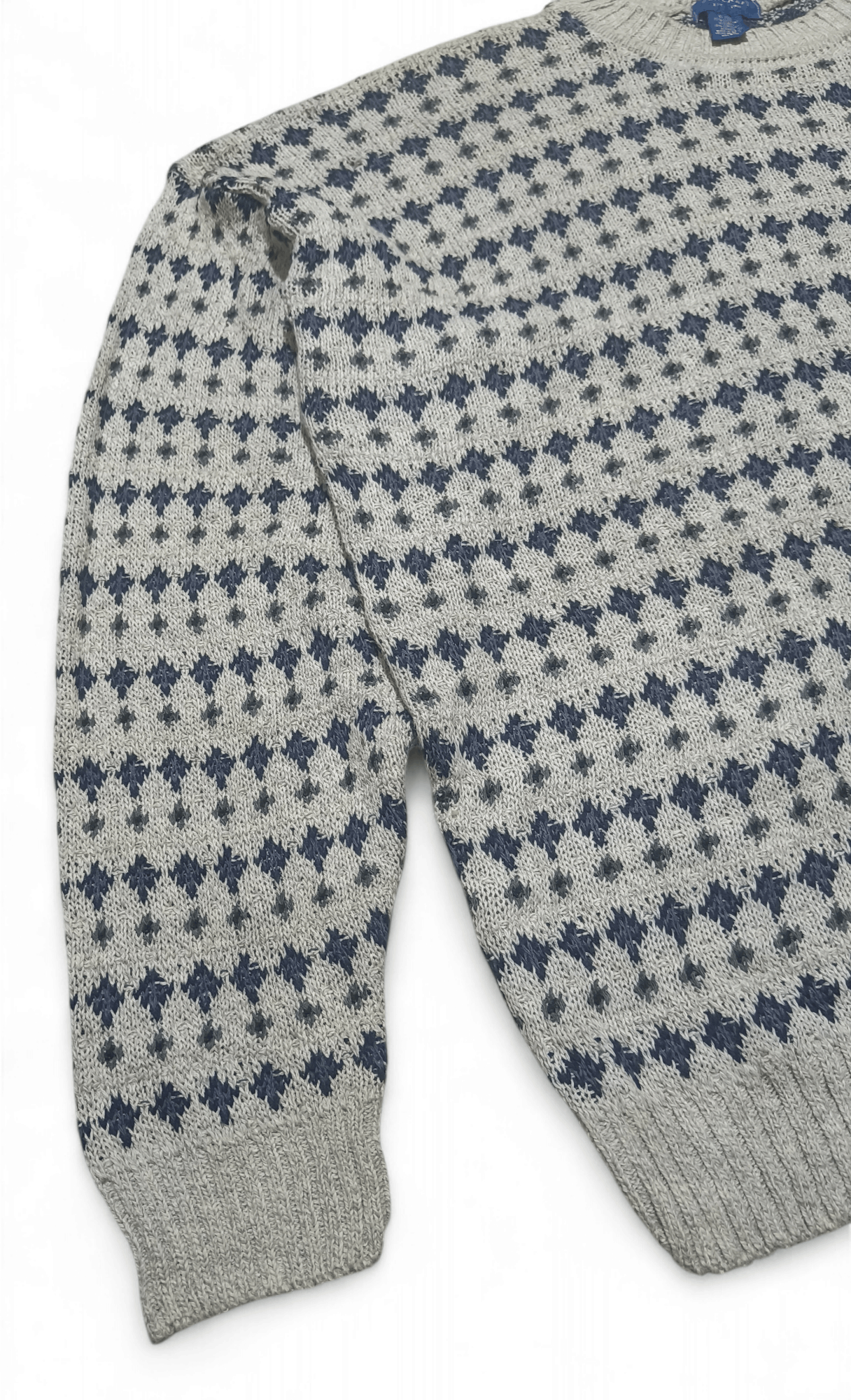Other Vintage 90s OWN CRAFT Ethnic Striped Motifs Knit Sweater Size US XL / EU 56 / 4 - 5 Thumbnail