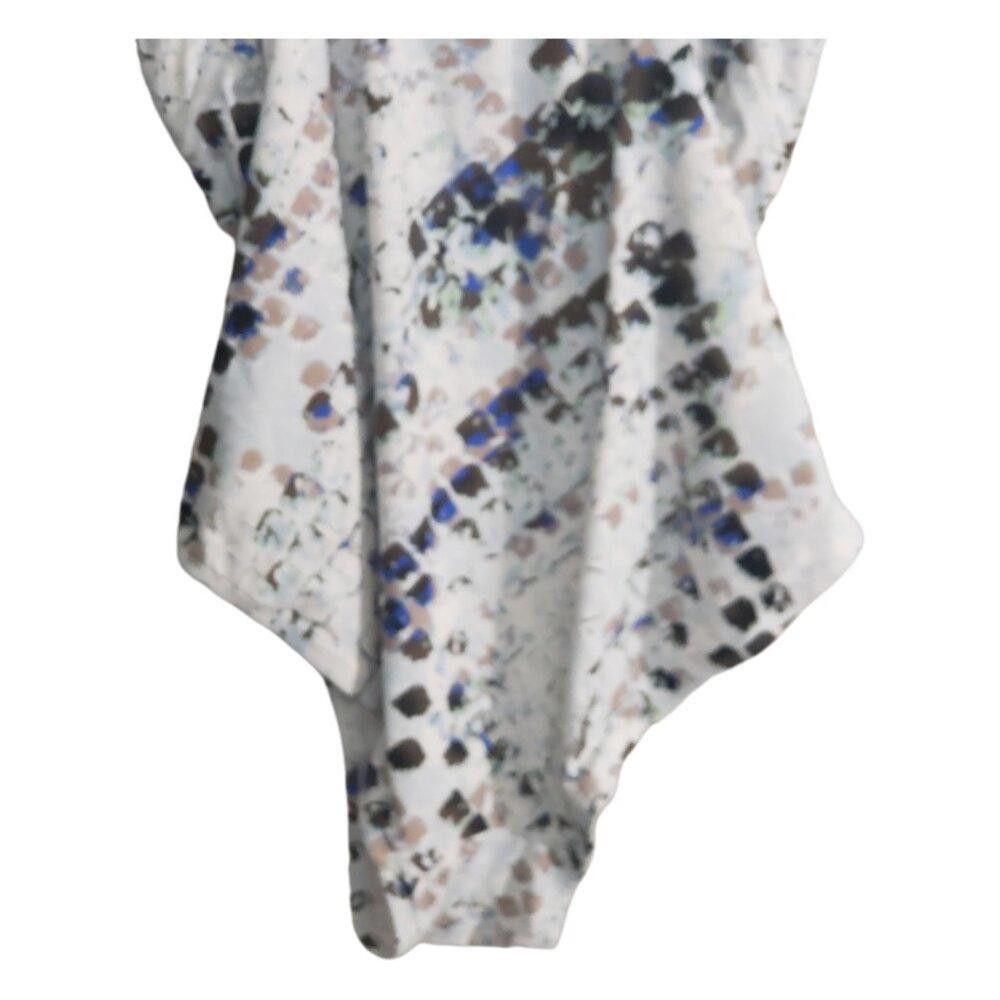 DKNY CT1902 DKNY One Piece White/Multi Swimsuit with Bra 18 Size ONE SIZE - 6 Thumbnail
