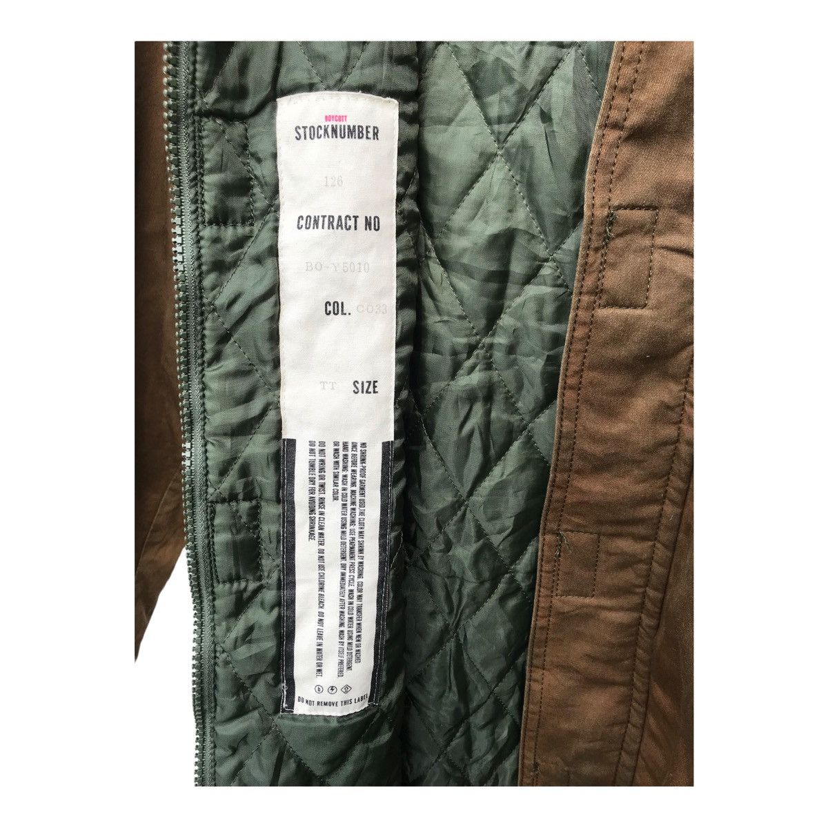 Boycott Boycott Japan Faded Military Style Parka Hoodie - STAINS Size US M / EU 48-50 / 2 - 14 Thumbnail