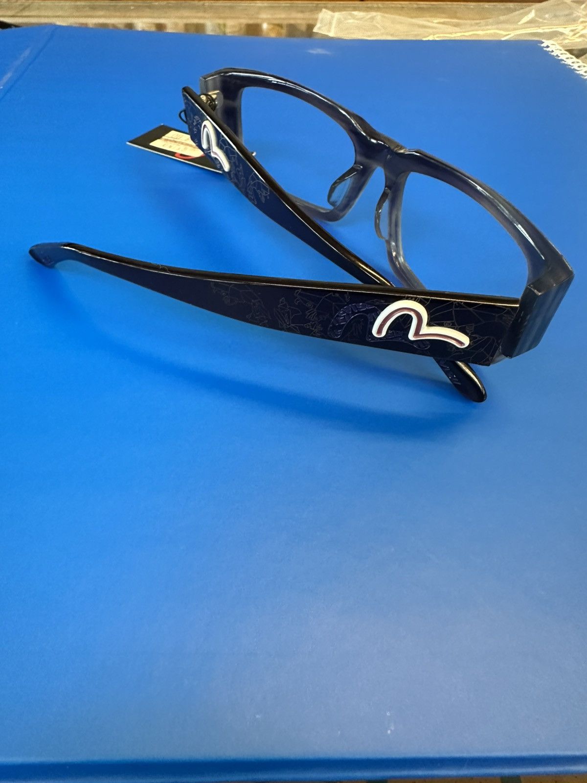 Evisu RARE Y2K Evisu Japan EVH-8518 55 🛑16-135 ✔️Frames ONLY✔️ Size ONE SIZE - 12 Thumbnail