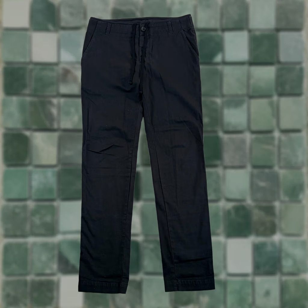 James Perse James Perse Cotton Canvas Utility Pant Black Men 34x31 Jogger Straight 5-Pocket Casual Wearable Front Flat Front | Mens Regular Shoes No Size US 34 / EU 50 - 1 Thumbnail