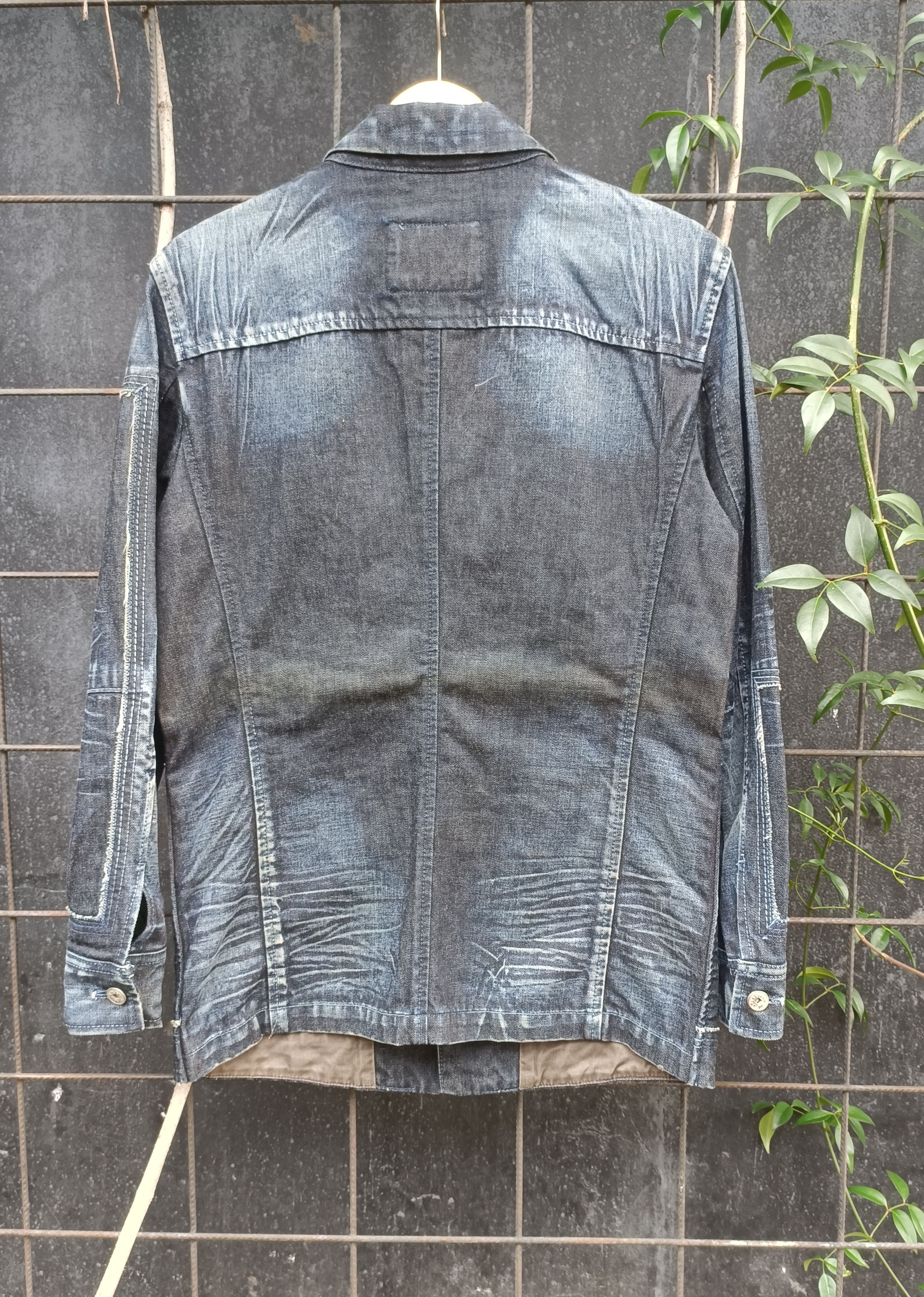 Marithe + Francois Girbaud Marithe francois Girbaud distressed denim jacket Size US M / EU 48-50 / 2 - 2 Thumbnail
