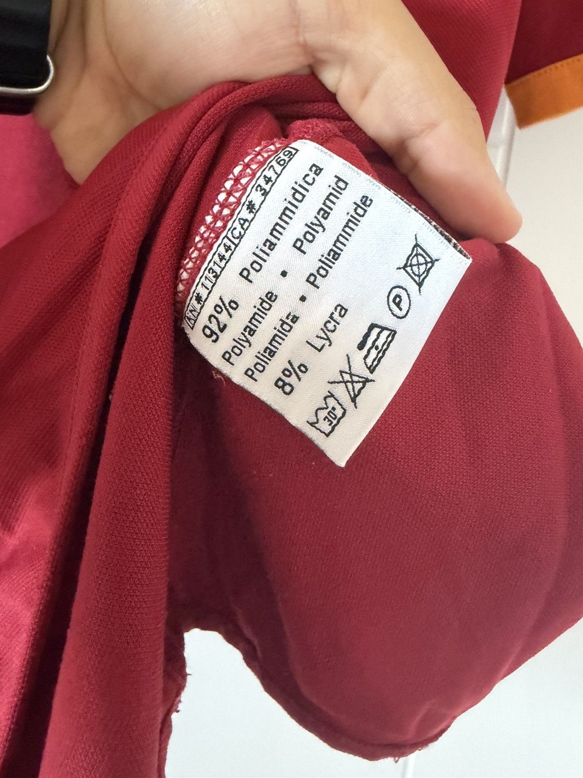 AS Roma kappa 2007/2008 domowa — zdjęcie 5