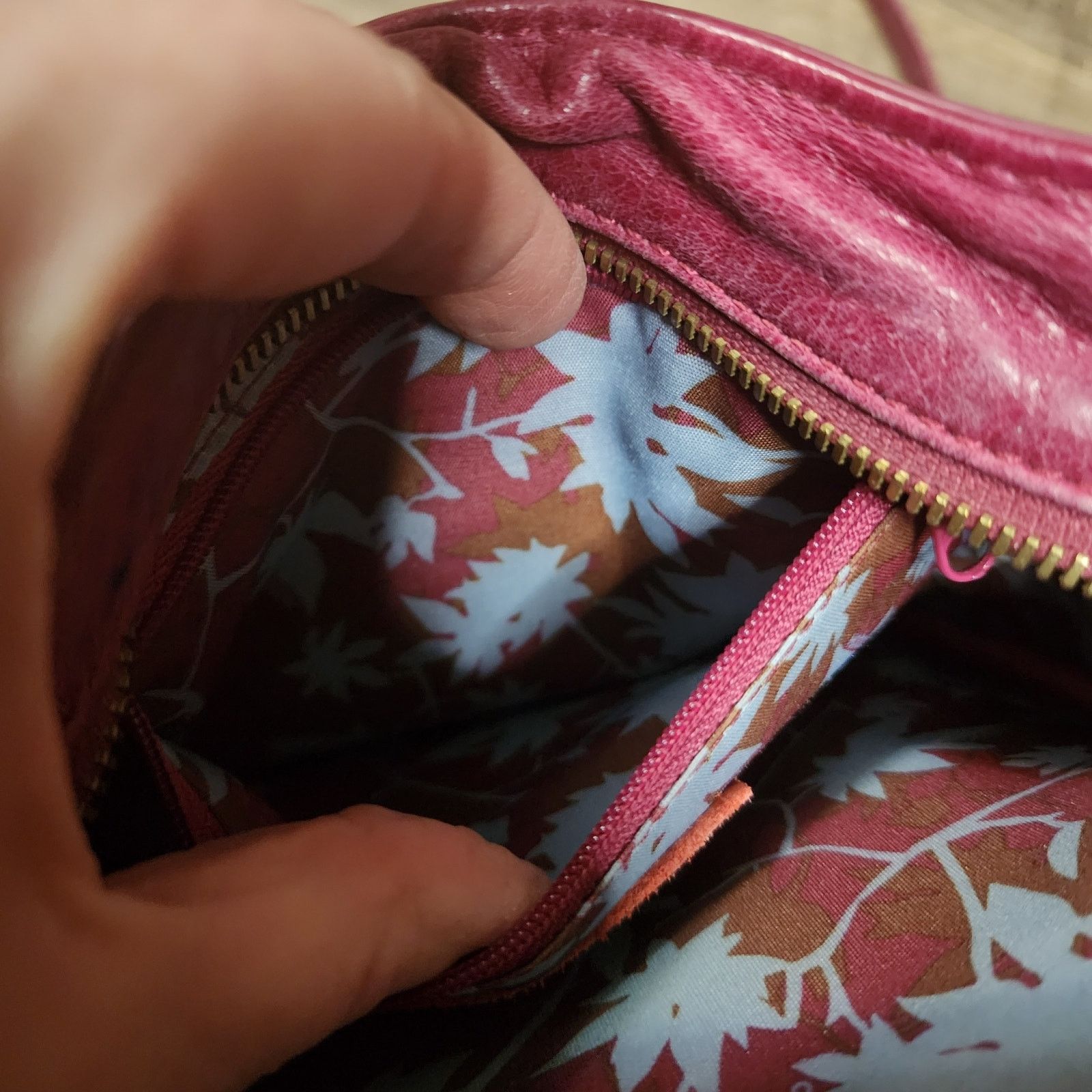 Hobo Hobo crossbody bag small square Maroon beautiful interior E Size ONE SIZE - 10 Thumbnail