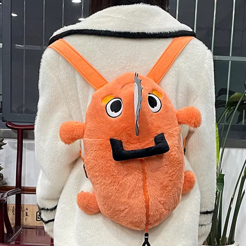 Japanese Brand × Vintage Pochita Chainsaw Man Backpack Plush Shoulder Bag Knapsack Size ONE SIZE - 1 Thumbnail
