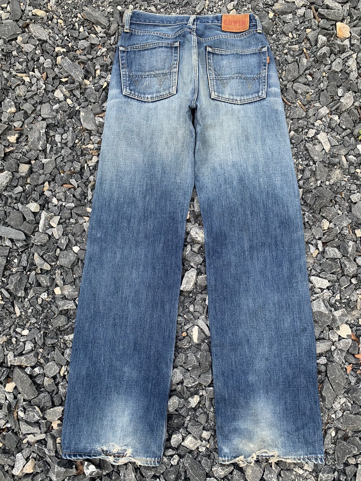 Kapital VINTAGE EDWIN 505X SELVEDGE JAPANESE DISTRESSED DENIM Size US 31 - 2 Thumbnail