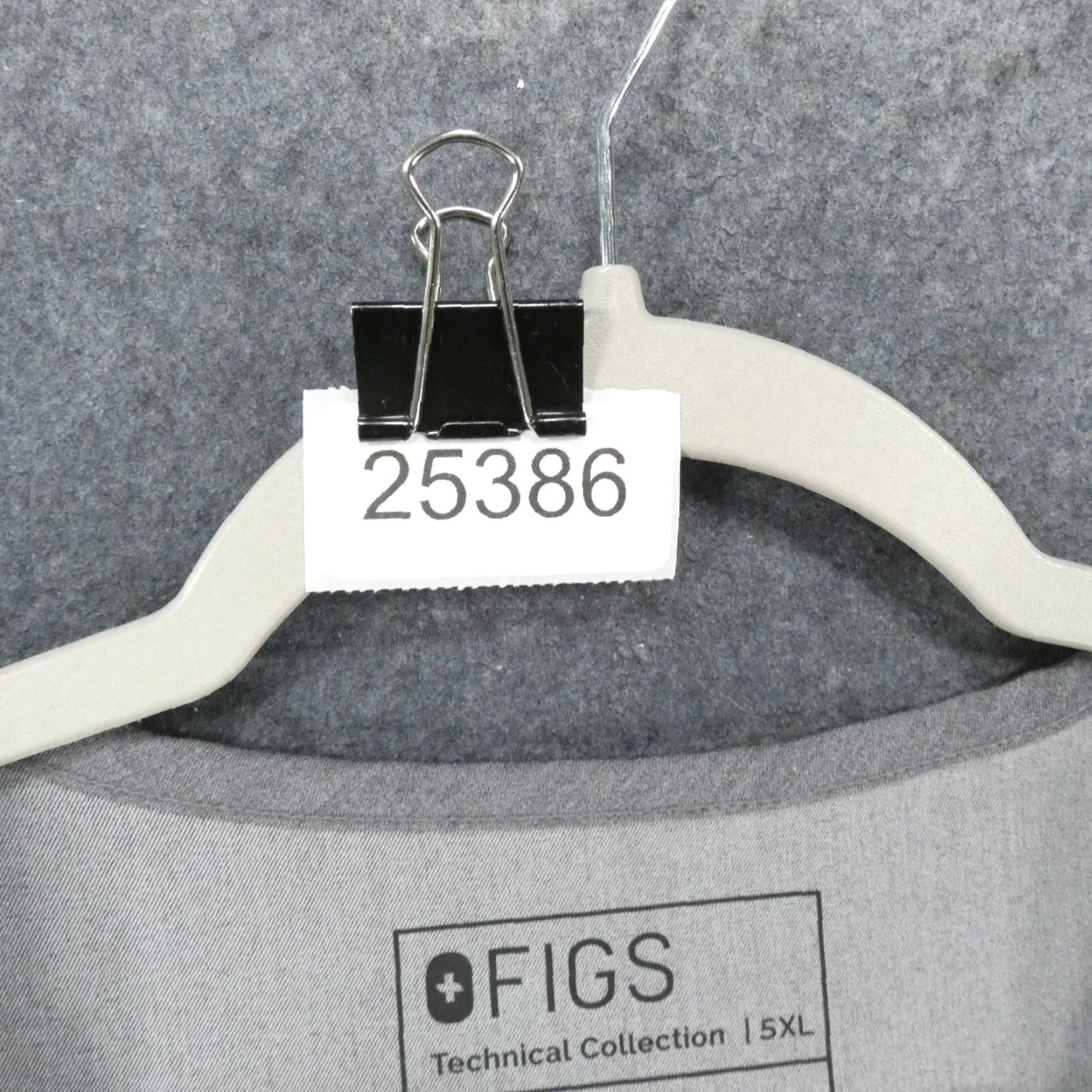 Vintage FIGS Scrub Top Womens 5XL Short Sleeve Gray w Pockets Size XXL / US 16-18 / IT 52-54 - 7 Thumbnail