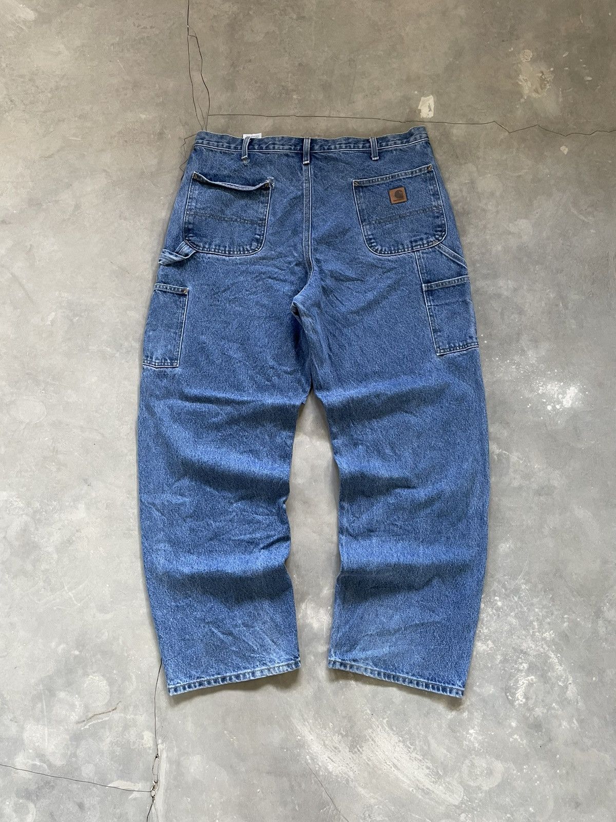 Carhartt Carhartt Jeans Denim Pant Carpenter - B23 DST 40x32 Size US 38 / EU 54 - 1 Thumbnail