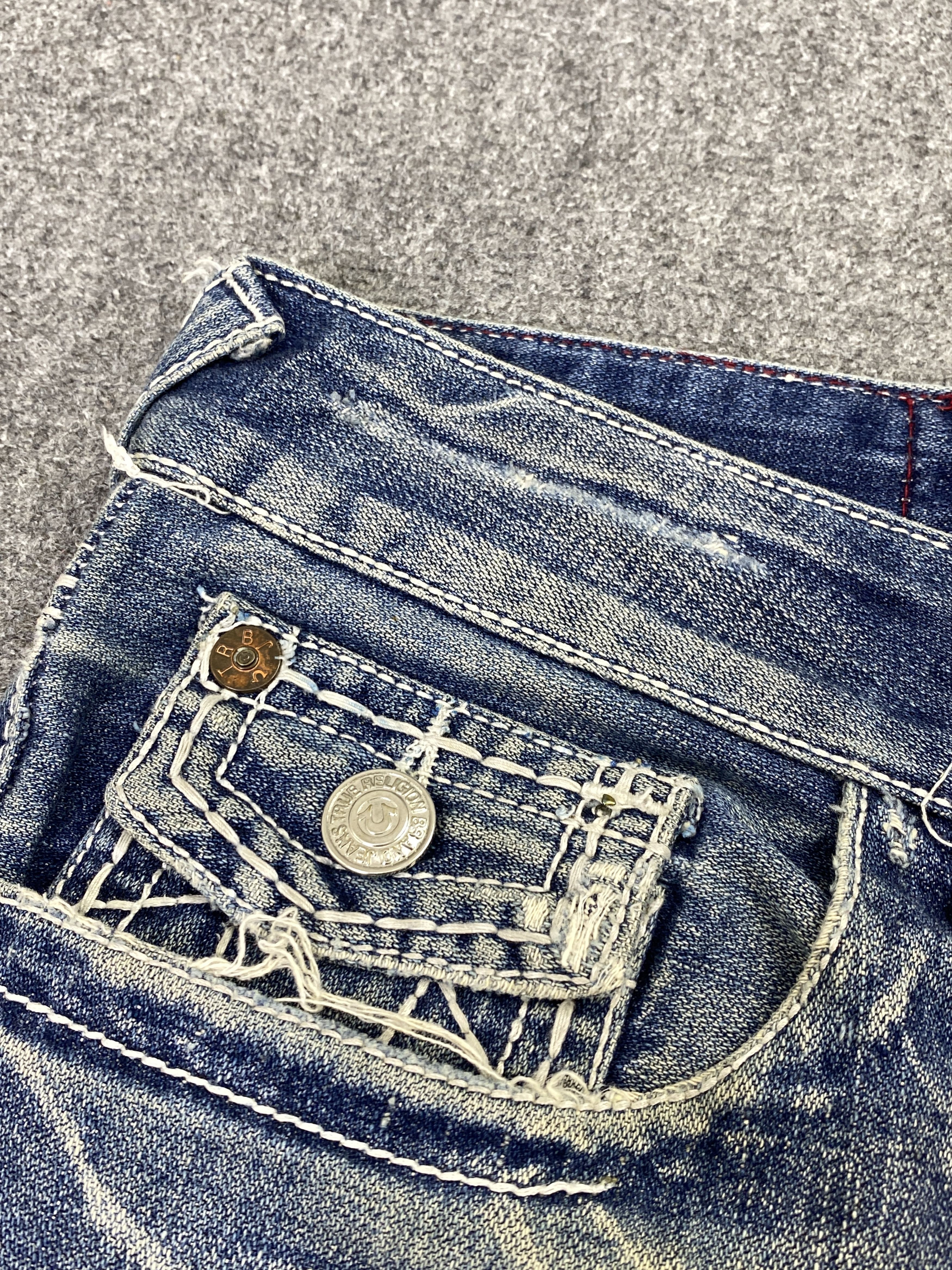 True Religion Vintage True Religion Blue Faded Jeans DP2878 Size US 34 / EU 50 - 15 Thumbnail