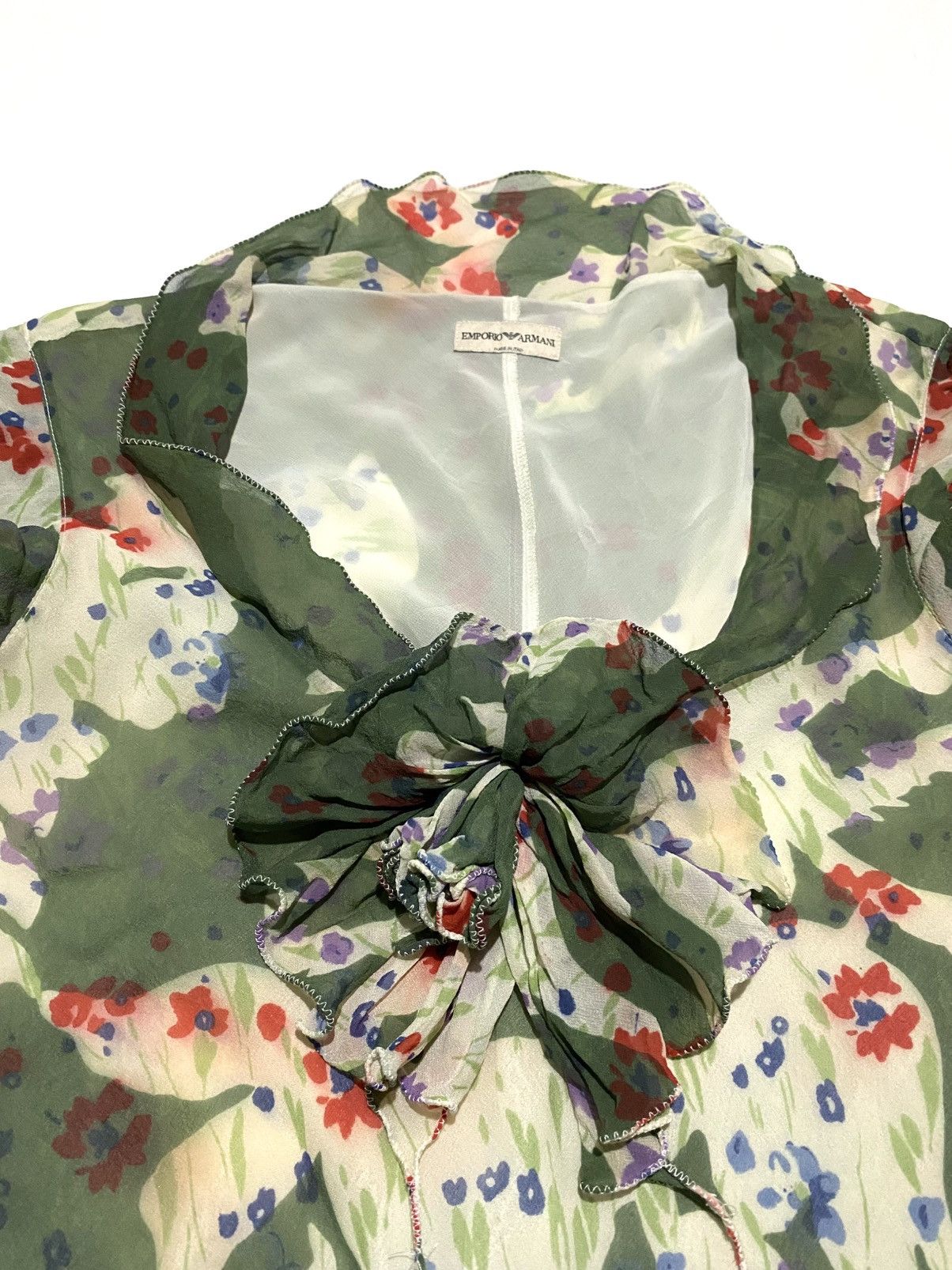 Emporio Armani VINTAGE EMPORIO ARMANI FLORAL DRESSES Size S / US 4 / IT 40 - 5 Thumbnail