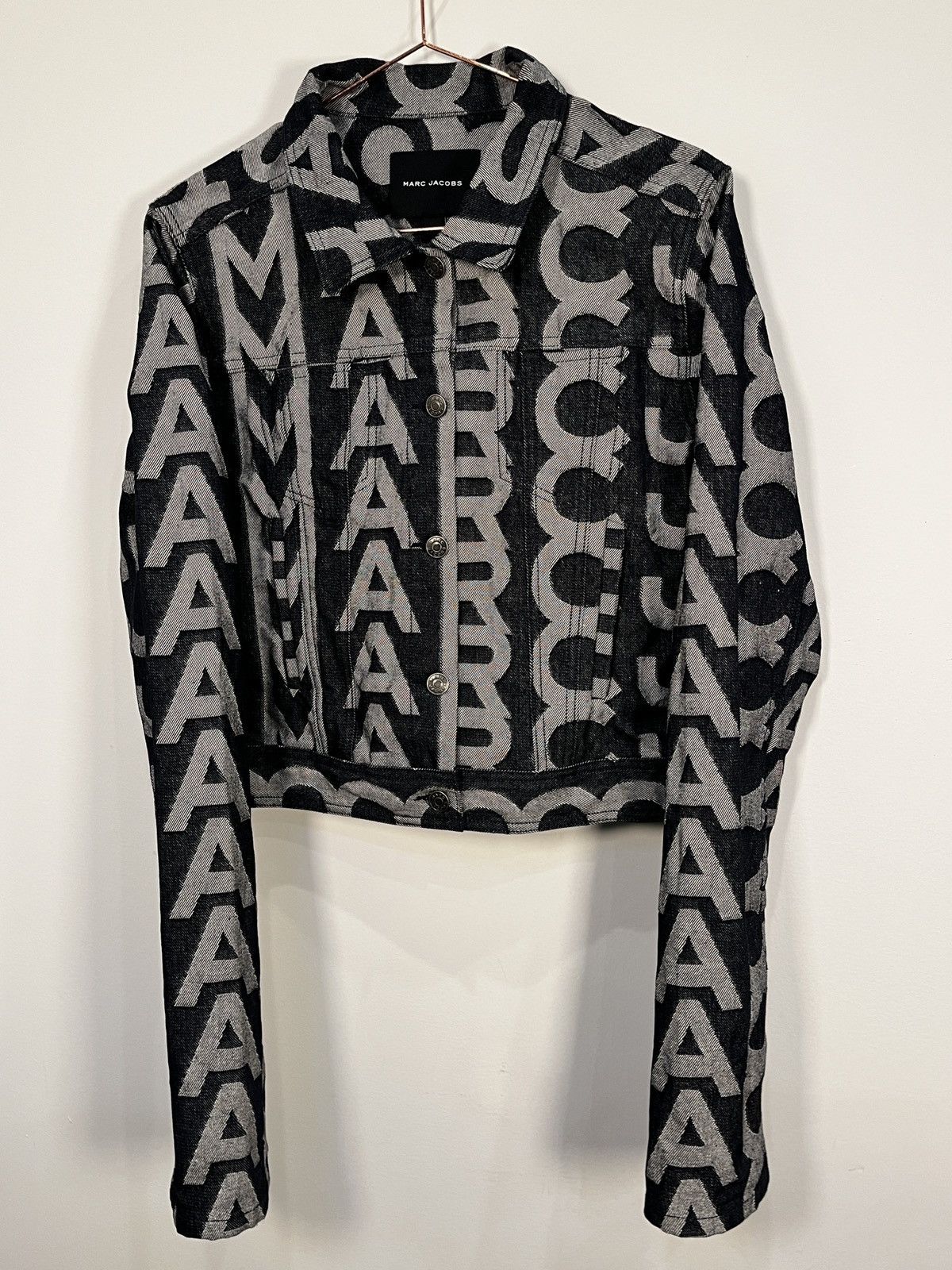 Marc Jacobs Marc Jacobs Raw Denim Monogram Jacket (unisex) Size US L / EU 52-54 / 3 - 1 Thumbnail