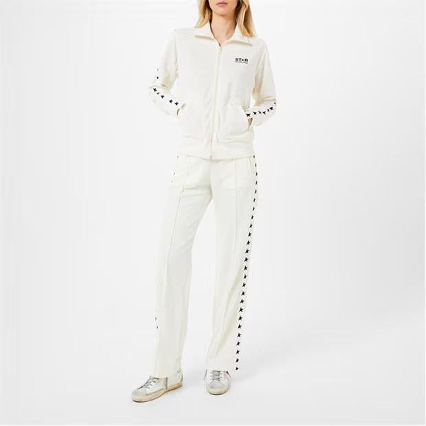 Golden Goose o1g2r1mq1024 Track Jacket in White & Black Size S / US 4 / IT 40 - 7 Thumbnail