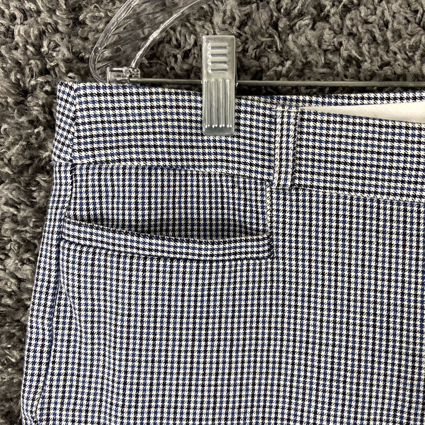 Banana Republic BANANA REPUBLIC Plaid Ankle Pants Women’s 12 Blue Size 34" / US 12 / IT 48 - 3 Thumbnail