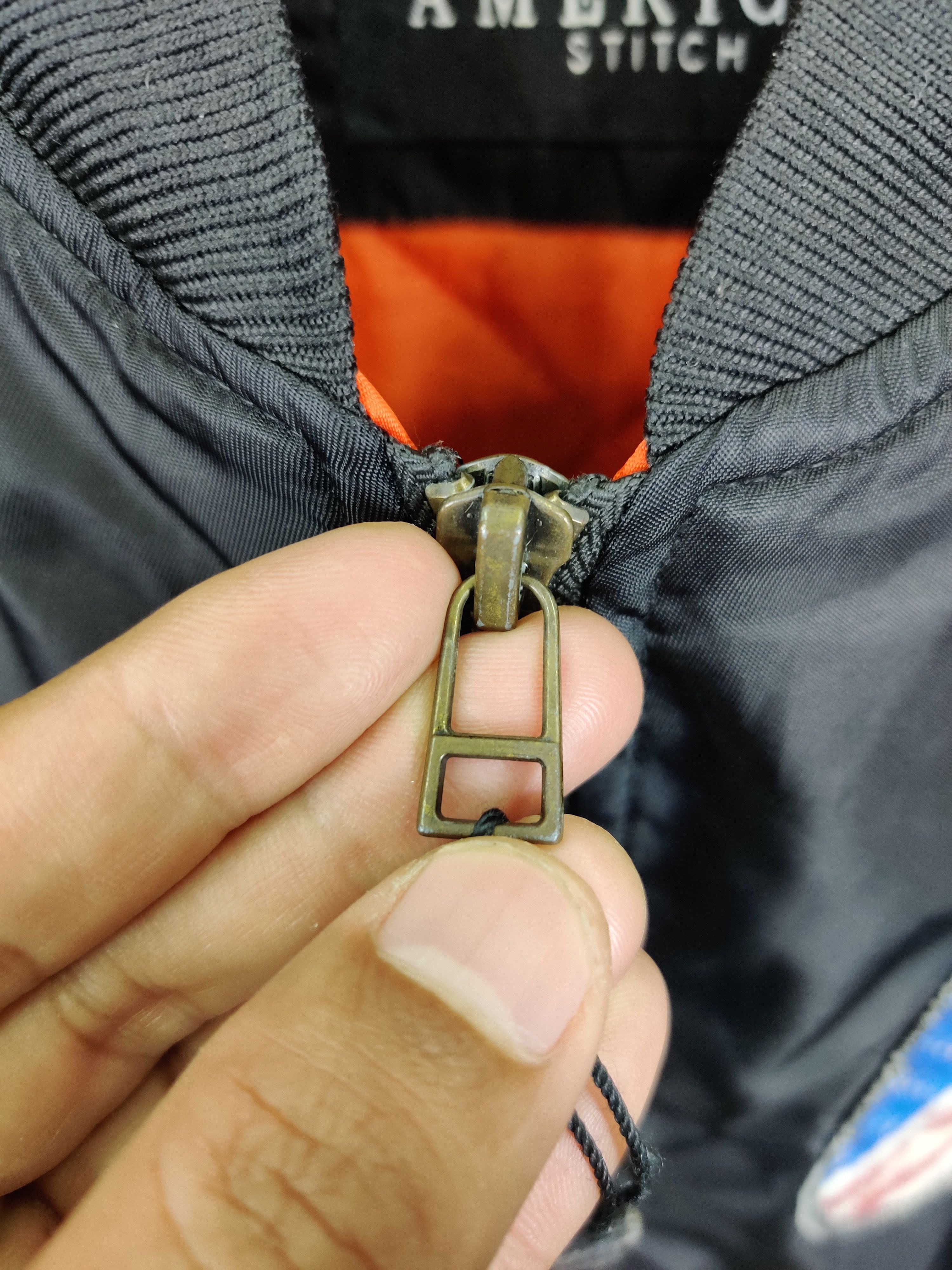 American Stitch Vintage American Stitch MA-1 Flight Bomber Jacket Size US L / EU 52-54 / 3 - 12 Thumbnail