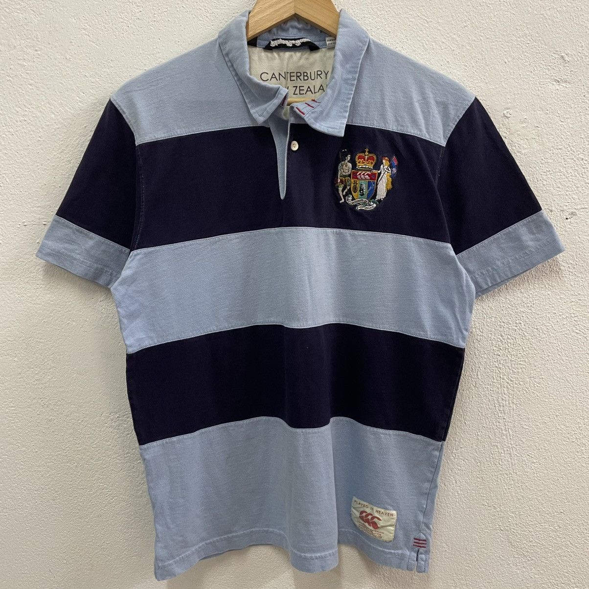 Canterbury of New Zealand 🔥Vintage Canterbury Of New Zealand Stripe Polos Rugby Shirts Size US M / EU 48-50 / 2 - 5 Thumbnail