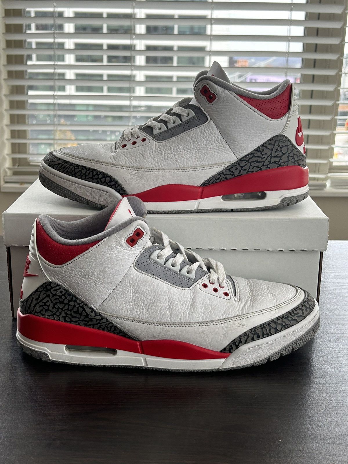 image of Jordan Brand 3 Fire Red Size 12 Dn3707-160 In Hand Ships Next Day Shoes in White, Men's